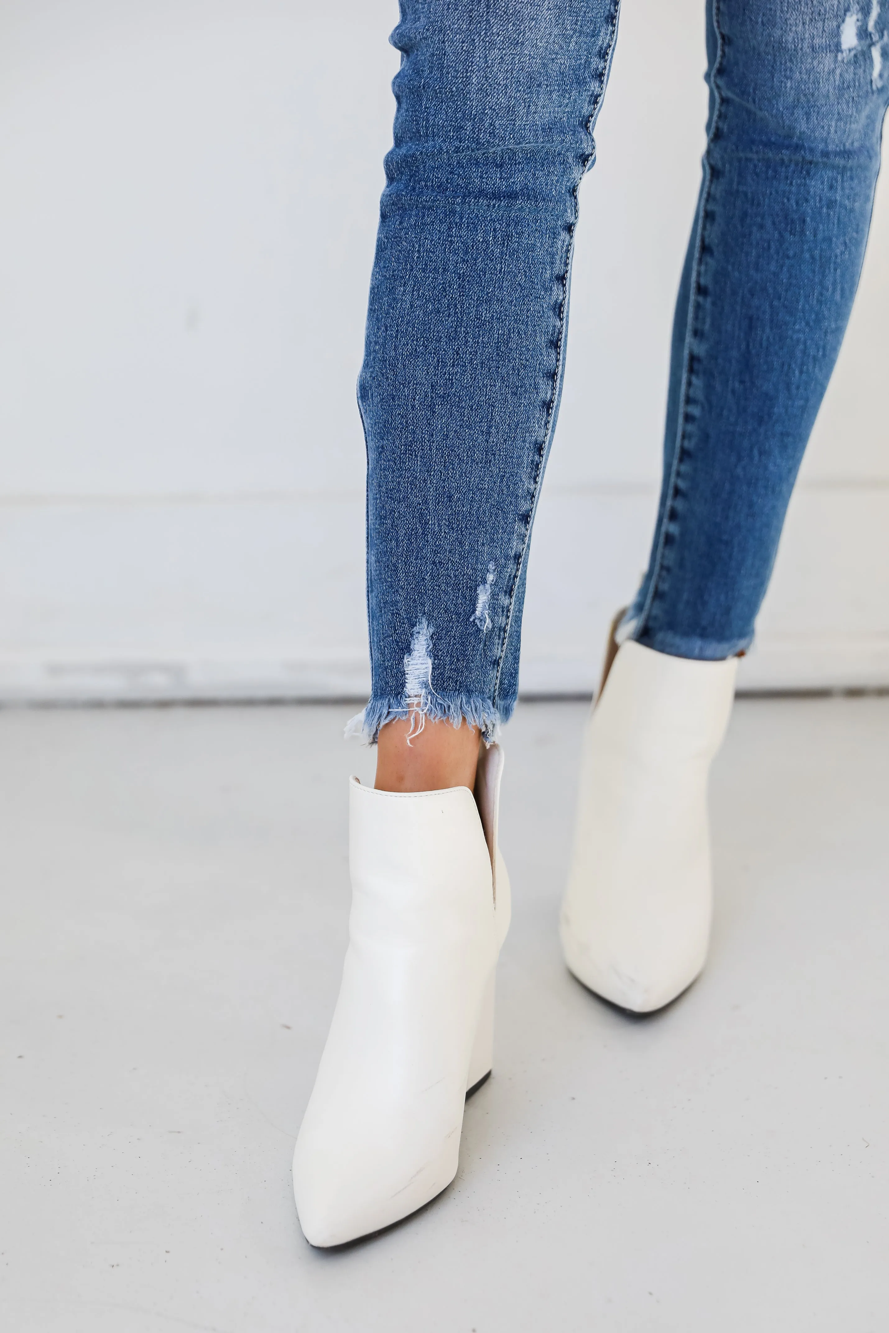 FINAL SALE - Truly Cool Distressed Skinny Jeans