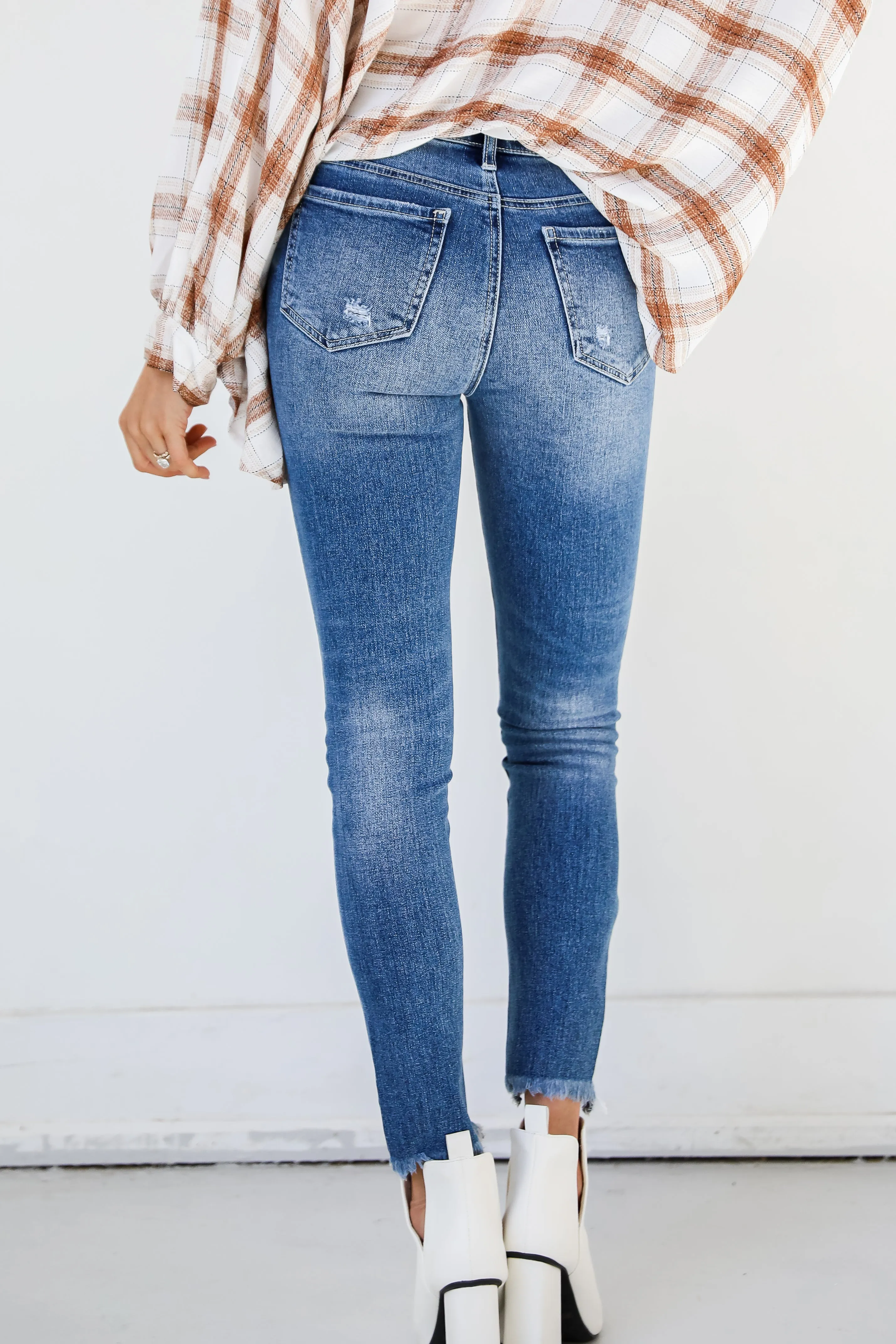 FINAL SALE - Truly Cool Distressed Skinny Jeans