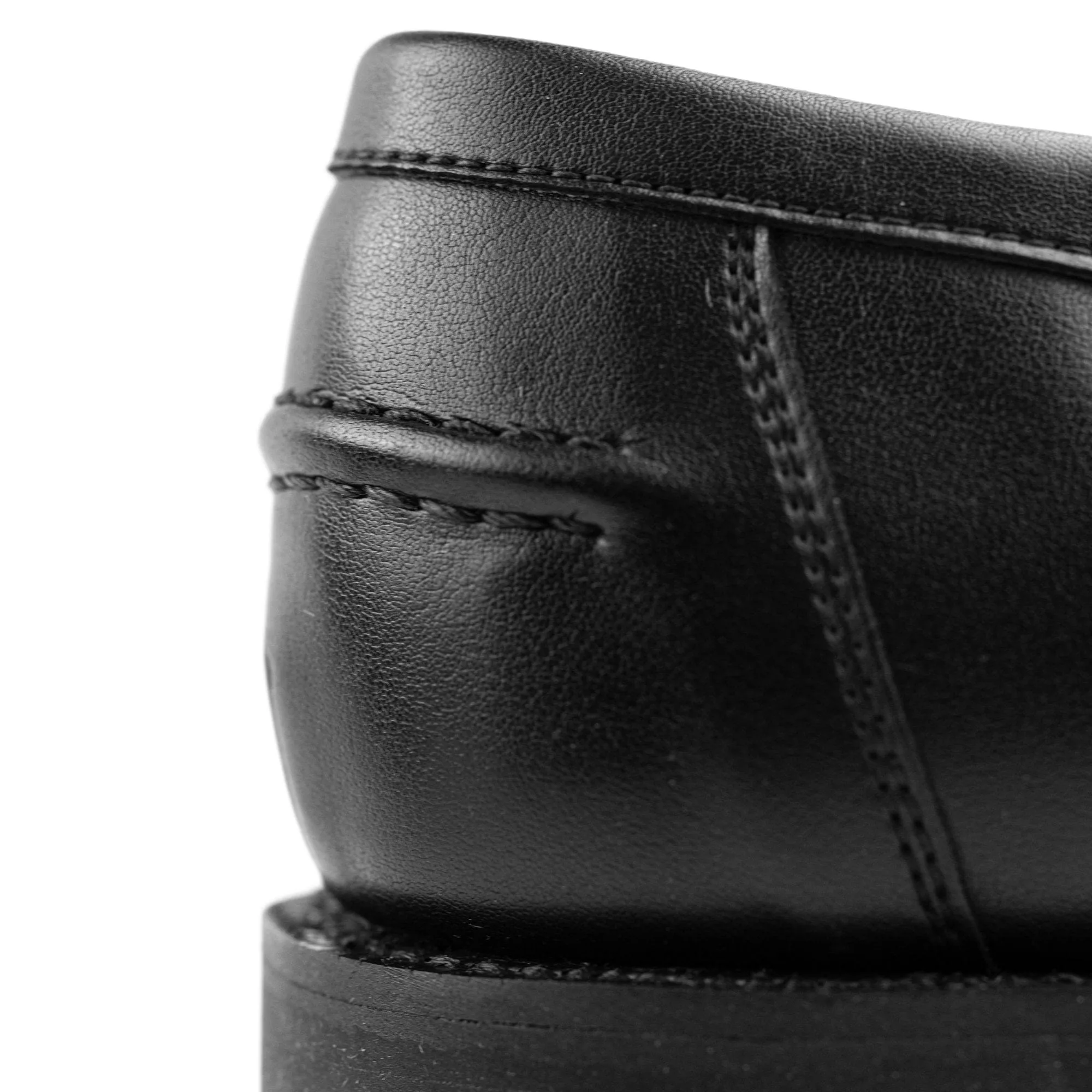 Fitzroy Cactus Leather Vegan Penny Loafer | Black