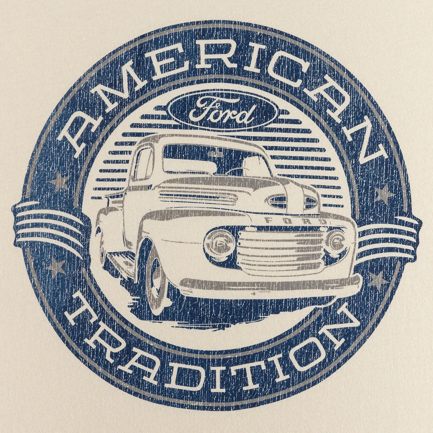 Ford 1949 Truck Mens American Tradition Cream T-Shirt