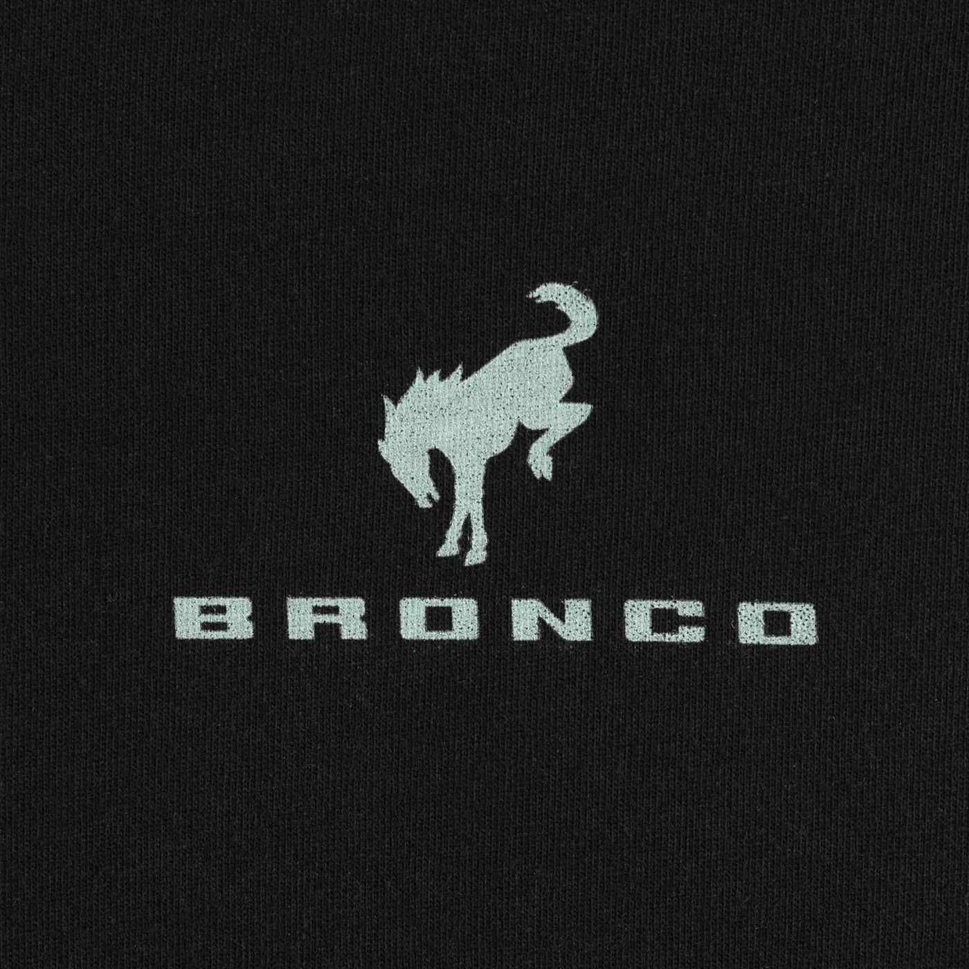 Ford Bronco Camping Scene Mens Black Short Sleeve T-Shirt