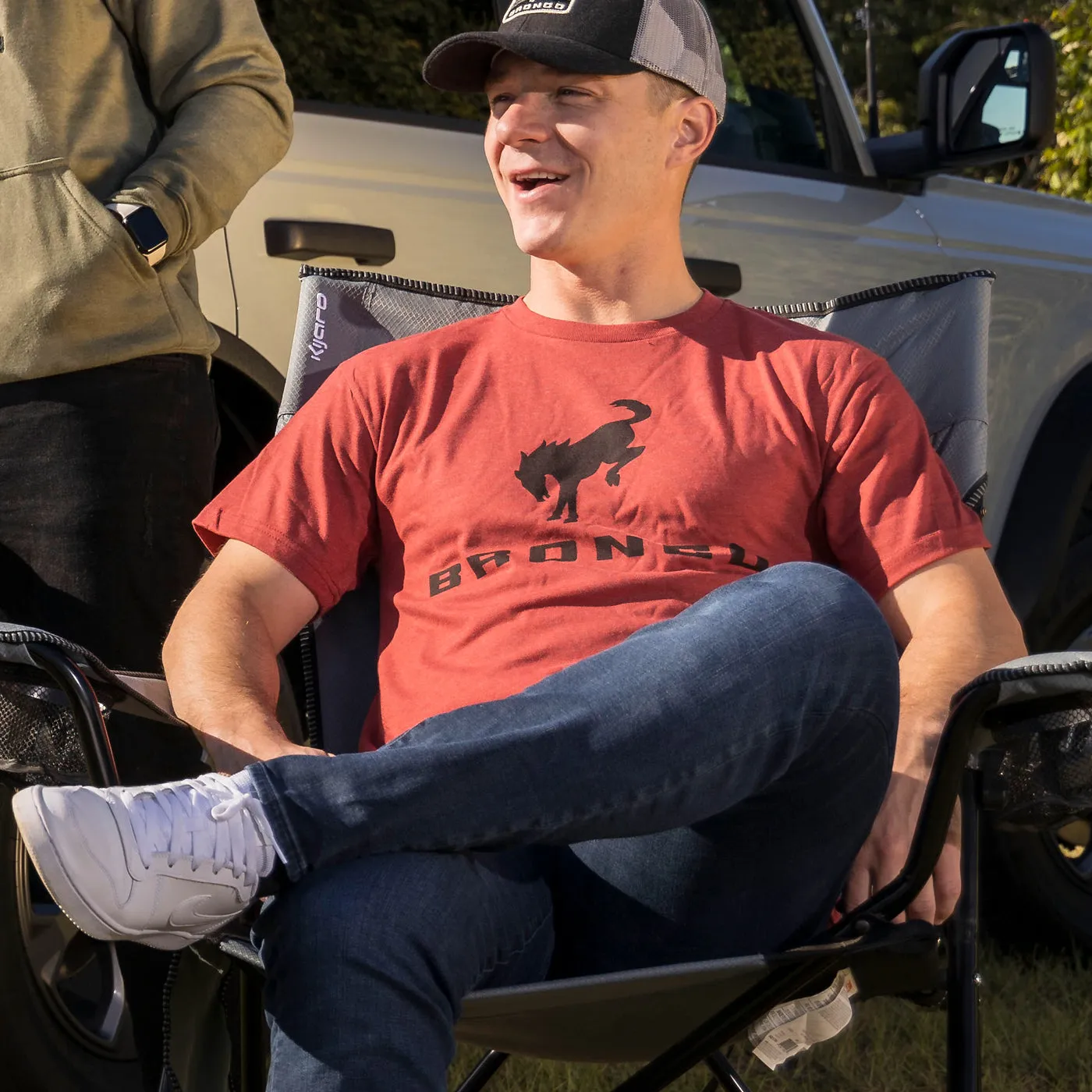 Ford Bronco Mens Bucking Bronco Short Sleeve T-Shirt