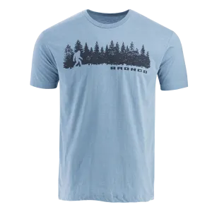 Ford Bronco Mens Sasquatch Forest Short Sleeve T-Shirt