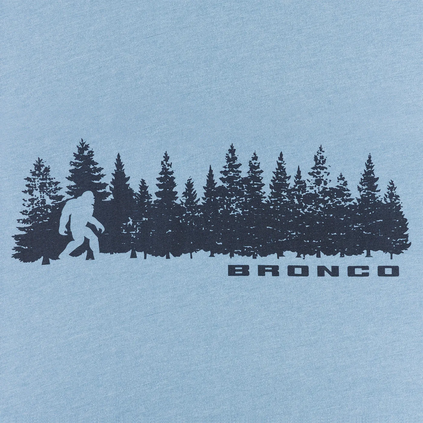 Ford Bronco Mens Sasquatch Forest Short Sleeve T-Shirt