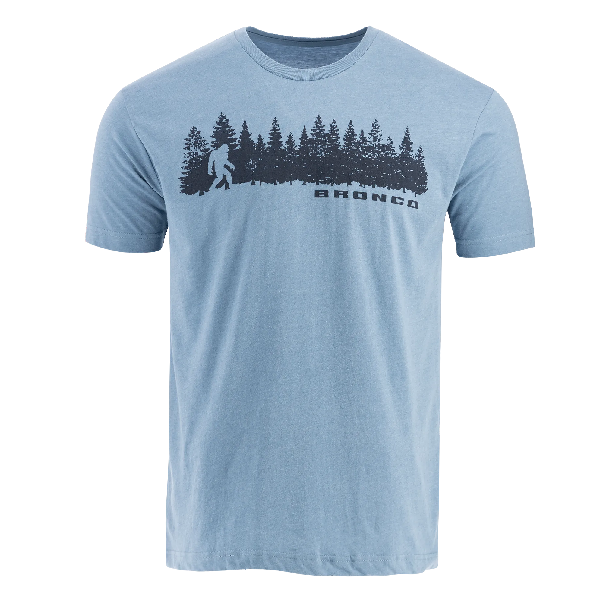 Ford Bronco Mens Sasquatch Forest Short Sleeve T-Shirt