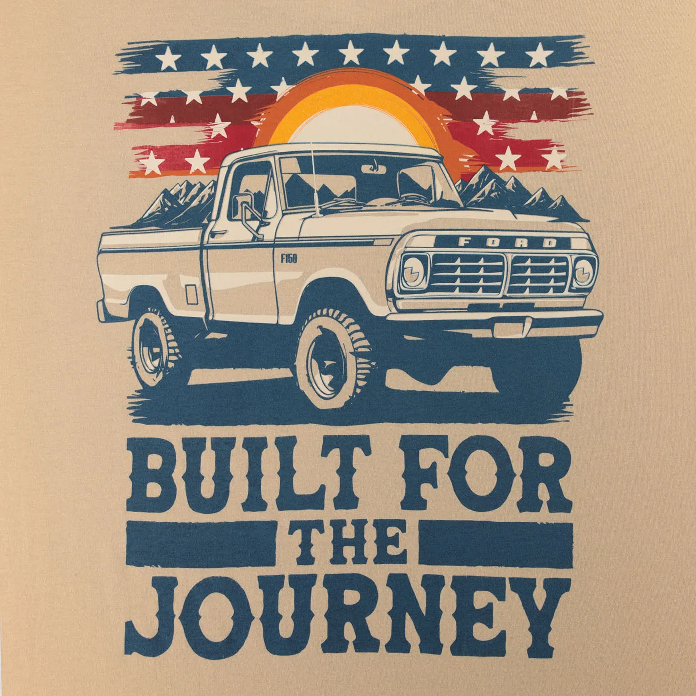 Ford F-150 Built for the Journey Mens Short Sleeve T-Shirt