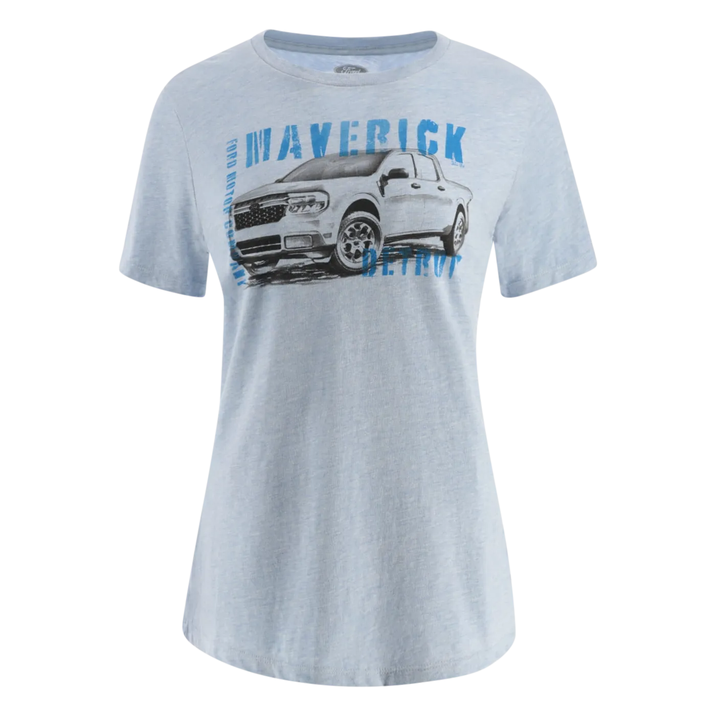 Ford Maverick Detroit Painted Truck Womens T-Shirt