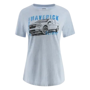 Ford Maverick Detroit Painted Truck Womens T-Shirt