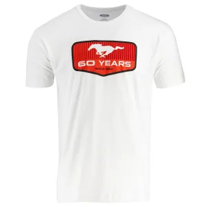 Ford Mustang 60th Anniversary Since 1964 Mens Short Sleeve T-Shirt