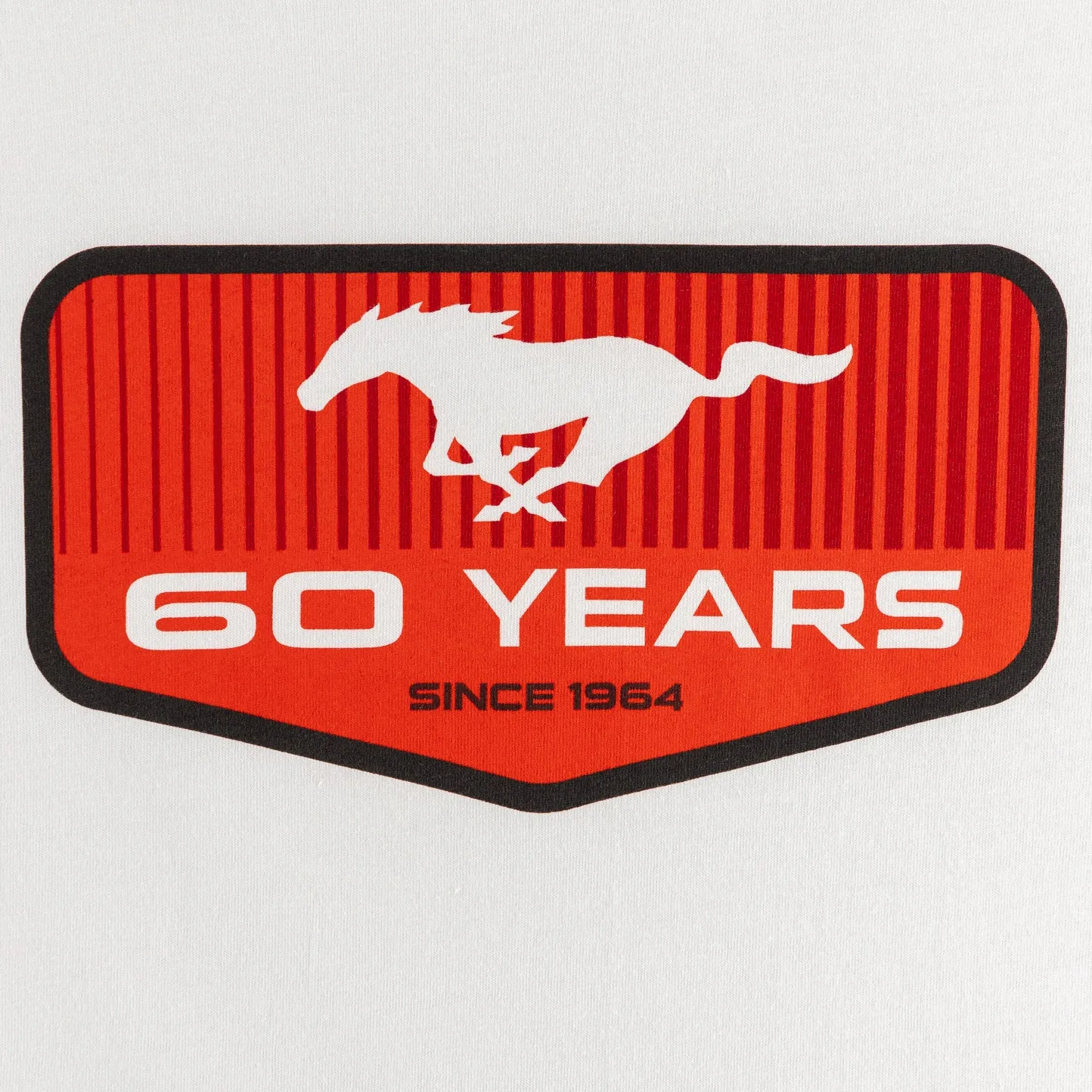 Ford Mustang 60th Anniversary Since 1964 Mens Short Sleeve T-Shirt