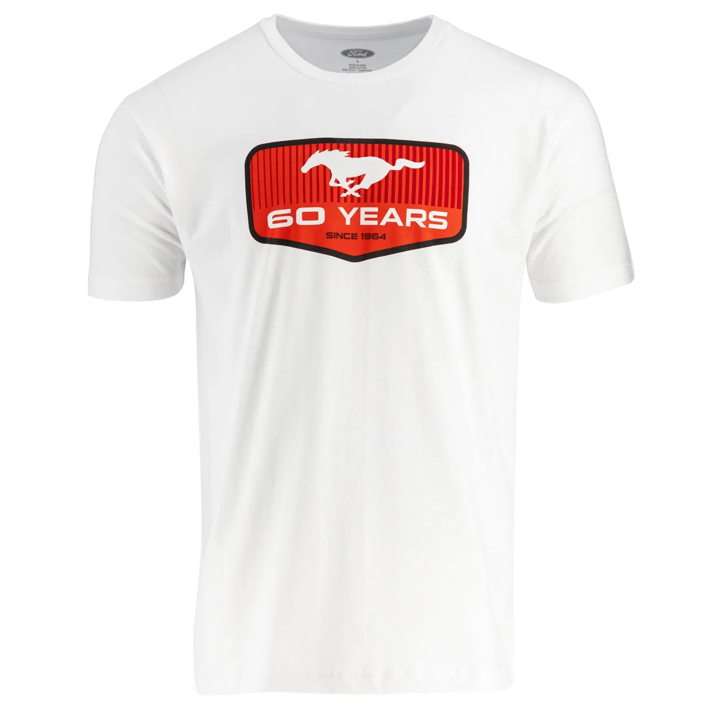 Ford Mustang 60th Anniversary Since 1964 Mens Short Sleeve T-Shirt