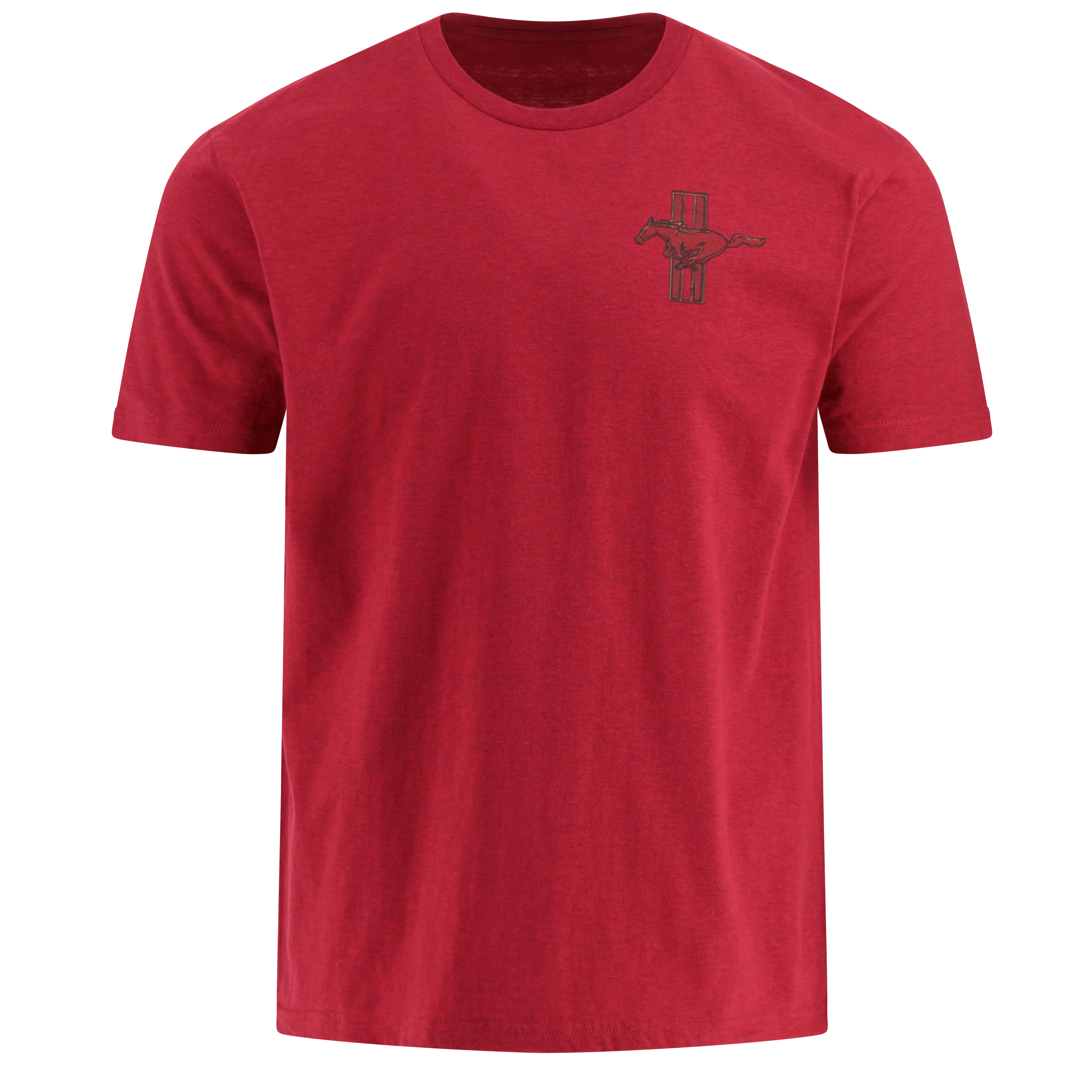 Ford Mustang Red American Muscle Mens Graphic T-Shirt