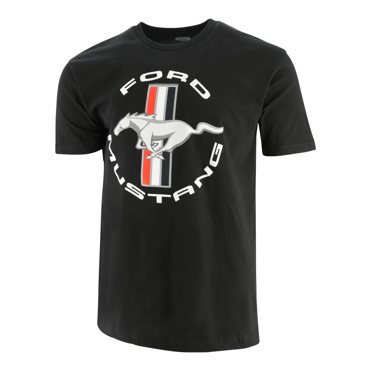Ford Mustang Tribar Logo Short Sleeve T-Shirt