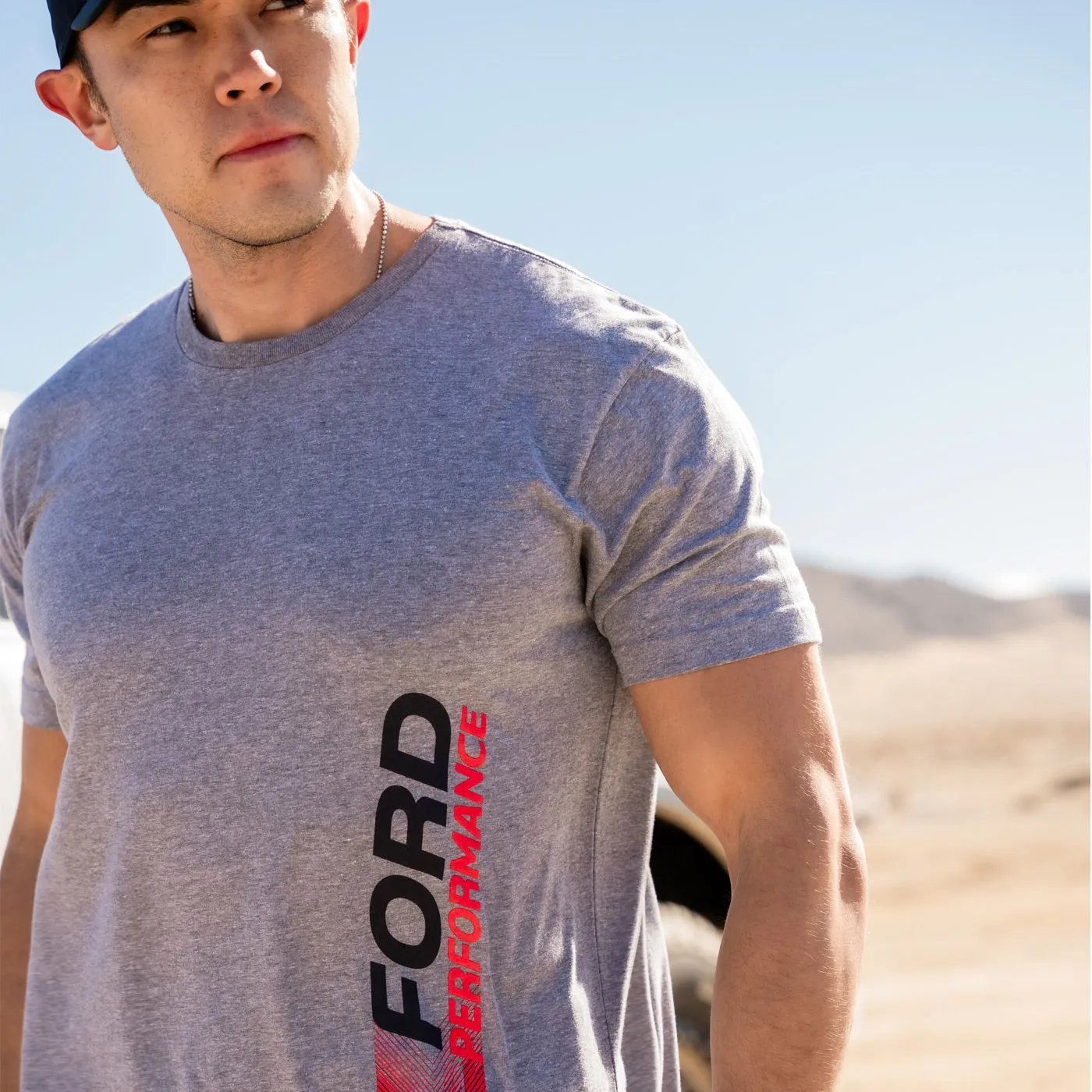 Ford Performance Vertical Logo Mens Short Sleeve T-Shirt