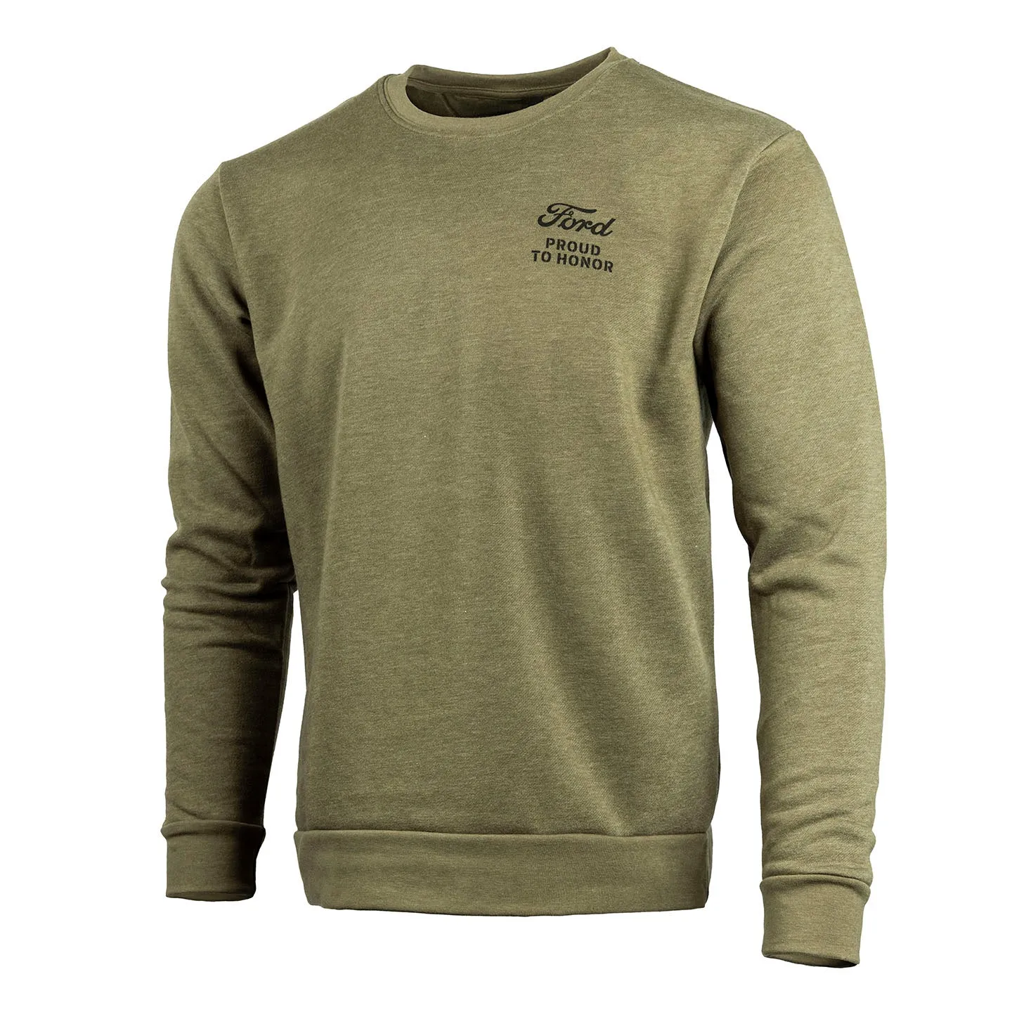 Ford Proud To Honor Mens Fleece Crewneck Sweatshirt