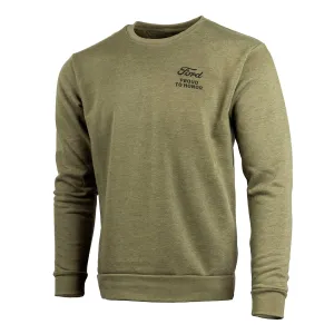Ford Proud To Honor Mens Fleece Crewneck Sweatshirt
