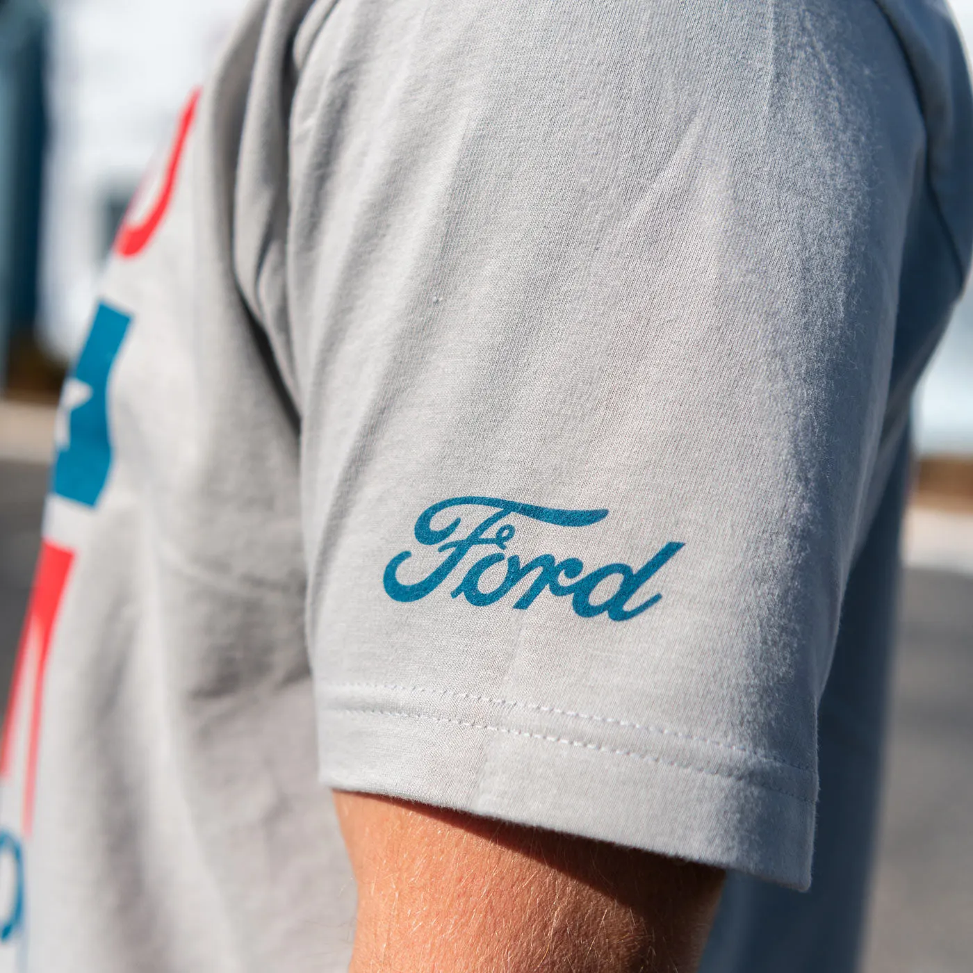 Ford Proud To Honor Mens Graphic Flag T-Shirt
