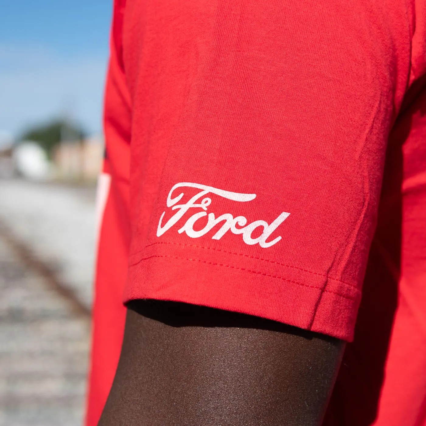 Ford Proud To Honor Mens Graphic Flag T-Shirt