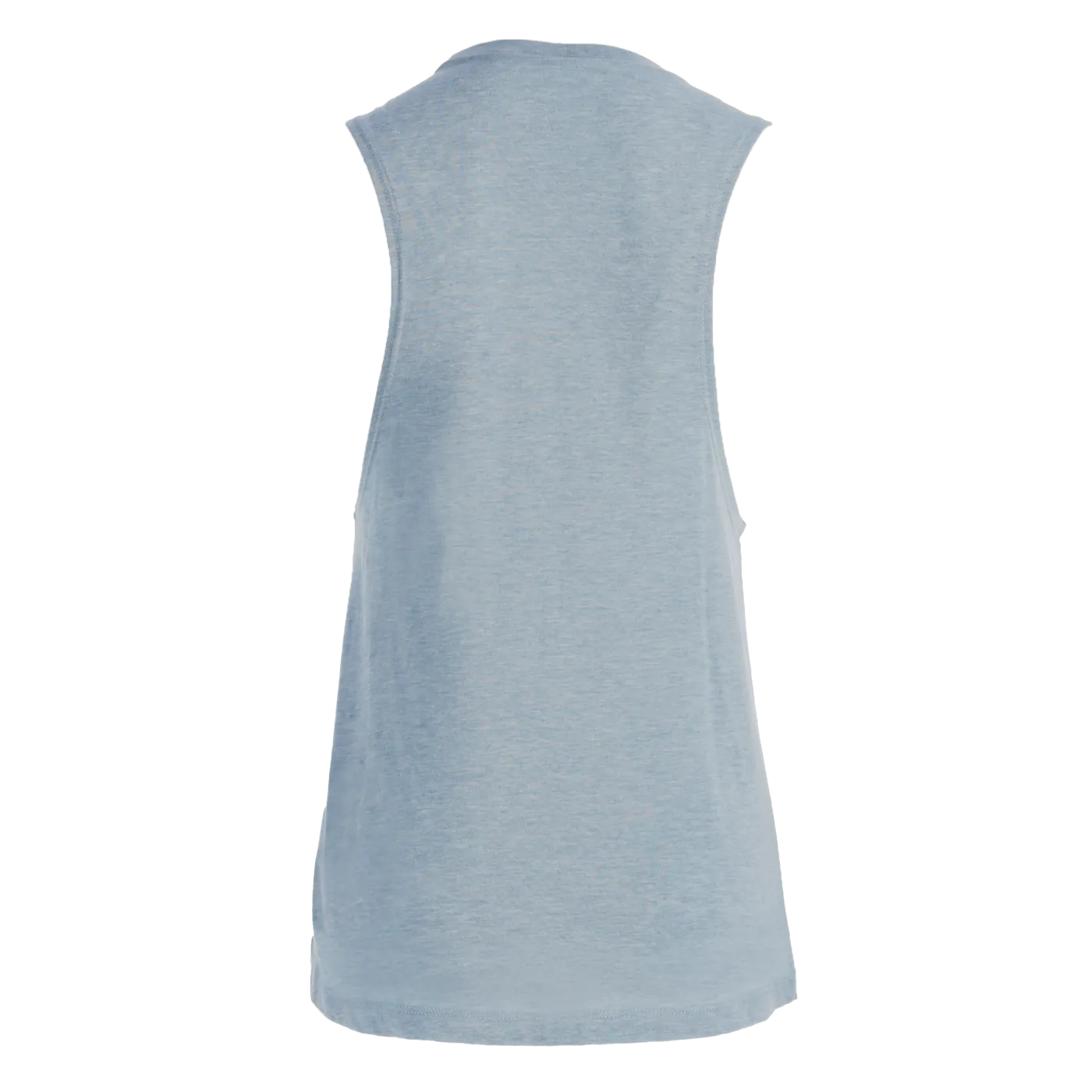 Ford Script Logo Light Blue Womens Razor Back T-Shirt