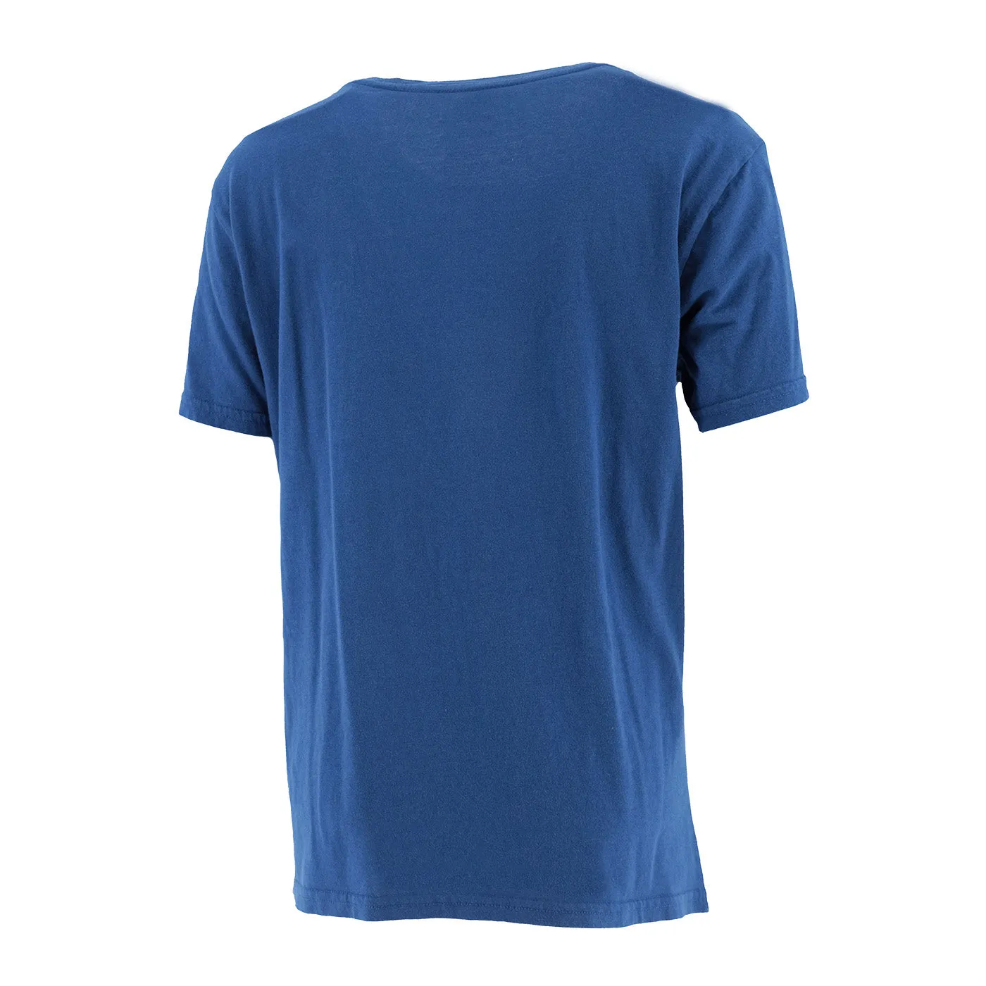 Ford Script Womens Blue & Gray Colorblock Short Sleeve T-Shirt