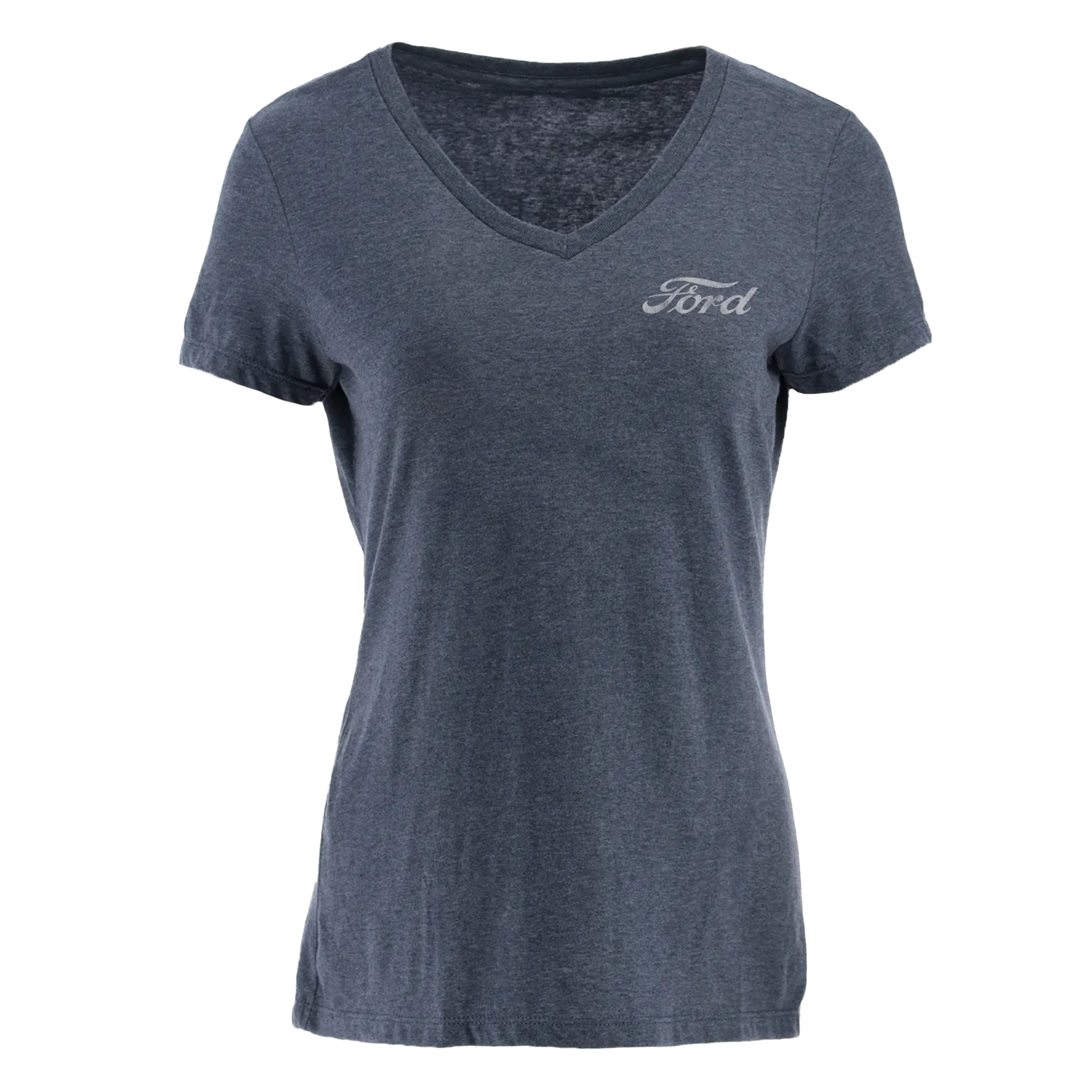 Ford Vintage Logo Born in Detroit Dark Blue Womens T-Shirt