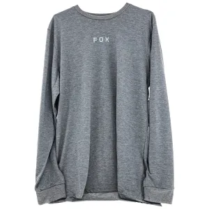 Fox Racing Magnetic LS Tech T-Shirt Heather Graphite Grey