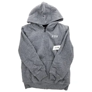 Fox Racing Magnetic Sherpa Fleece Zip Hoodie Heather Graphite Grey