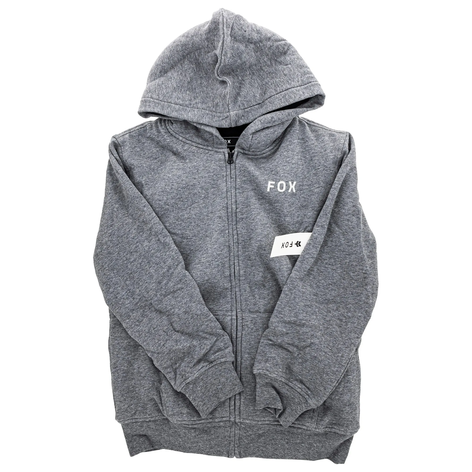 Fox Racing Magnetic Sherpa Fleece Zip Hoodie Heather Graphite Grey