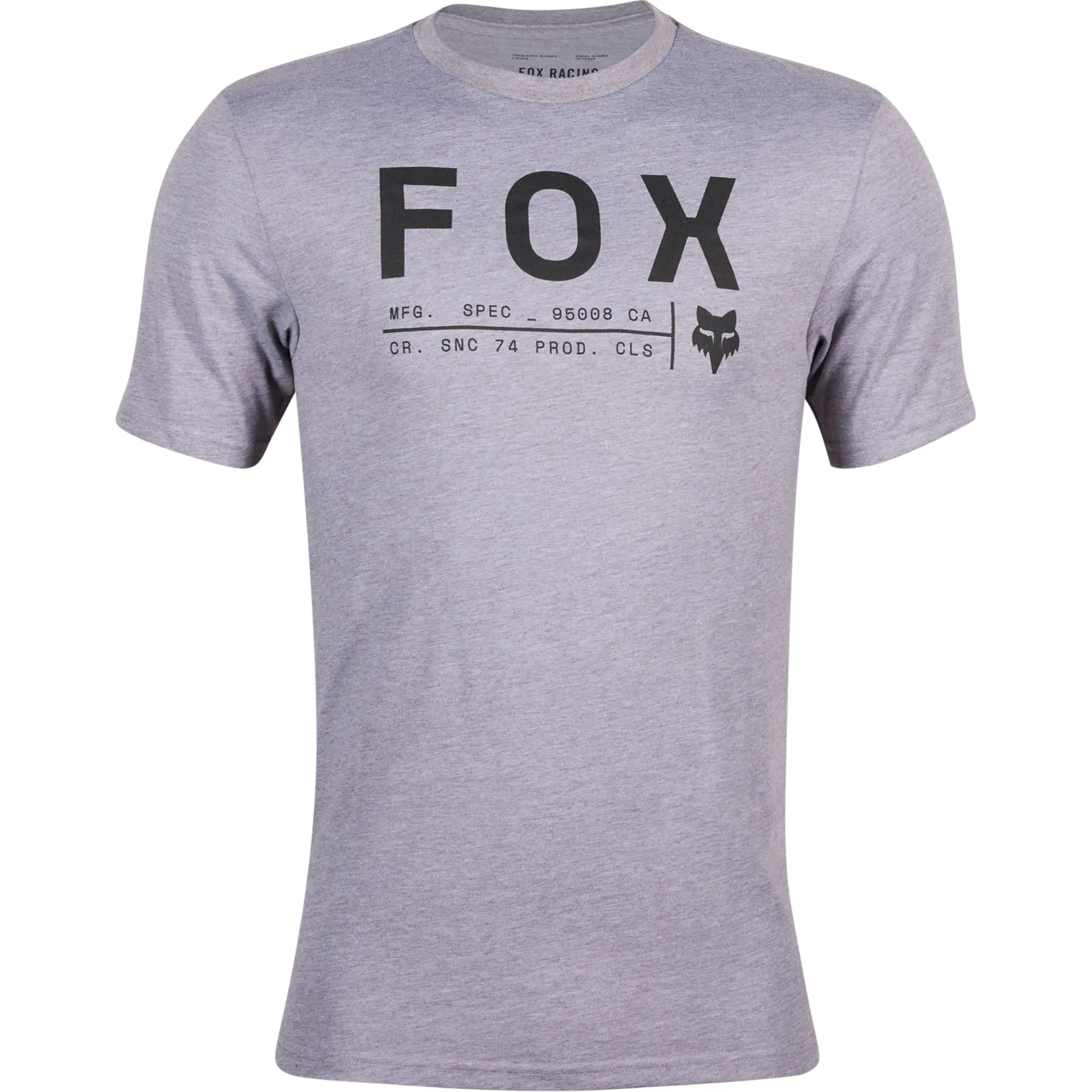 Fox Racing Non Stop SS Tech Tee T-Shirt Heather Graphite Grey