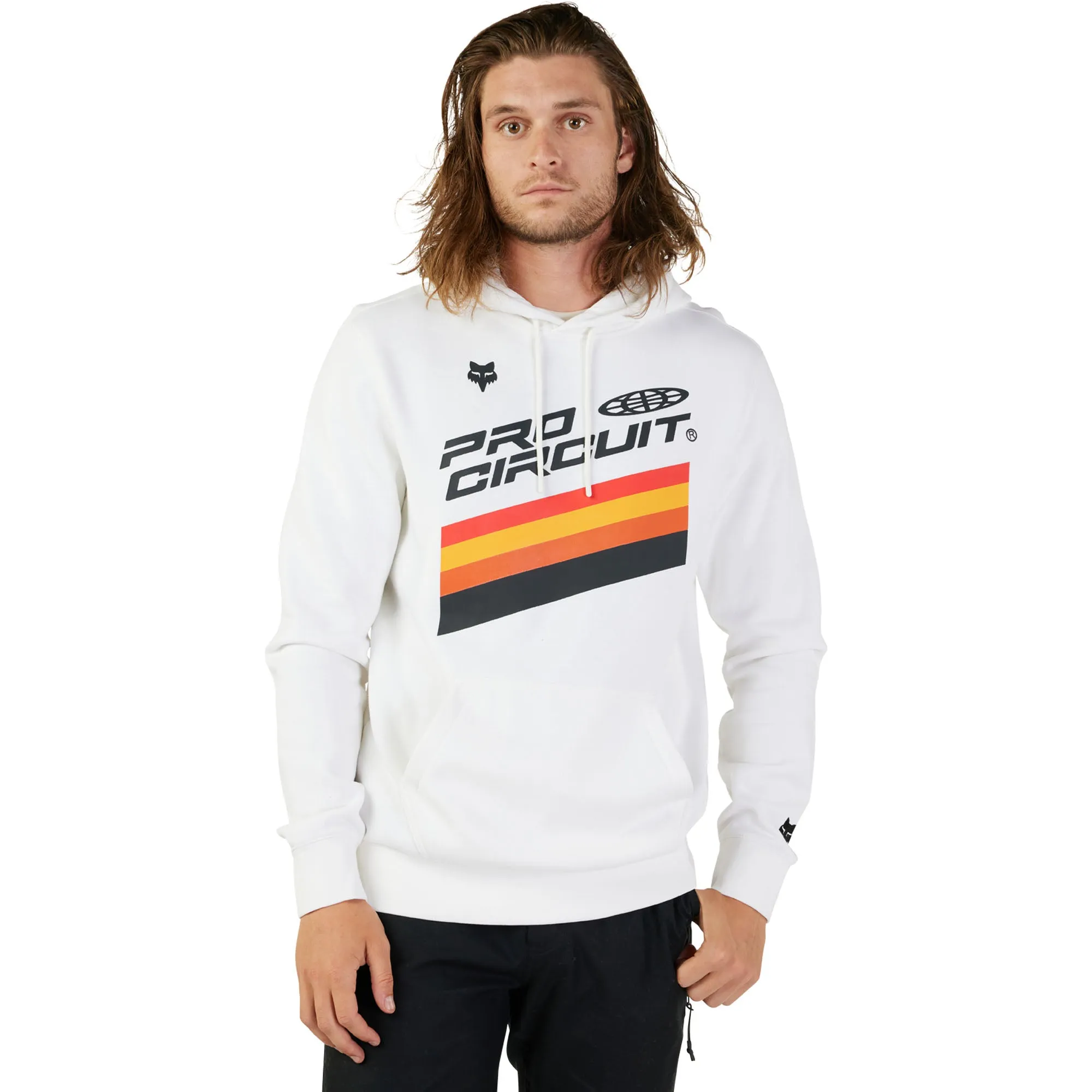 Fox Racing Pro Circuit Fleece Pullover Hoodie White