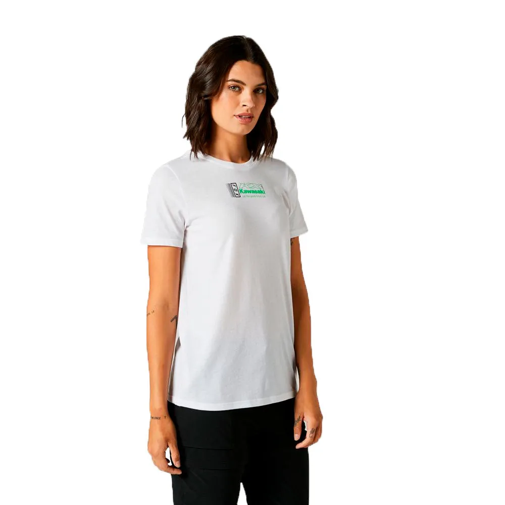 Fox Racing Womens Kawasaki Tee T-Shirt White