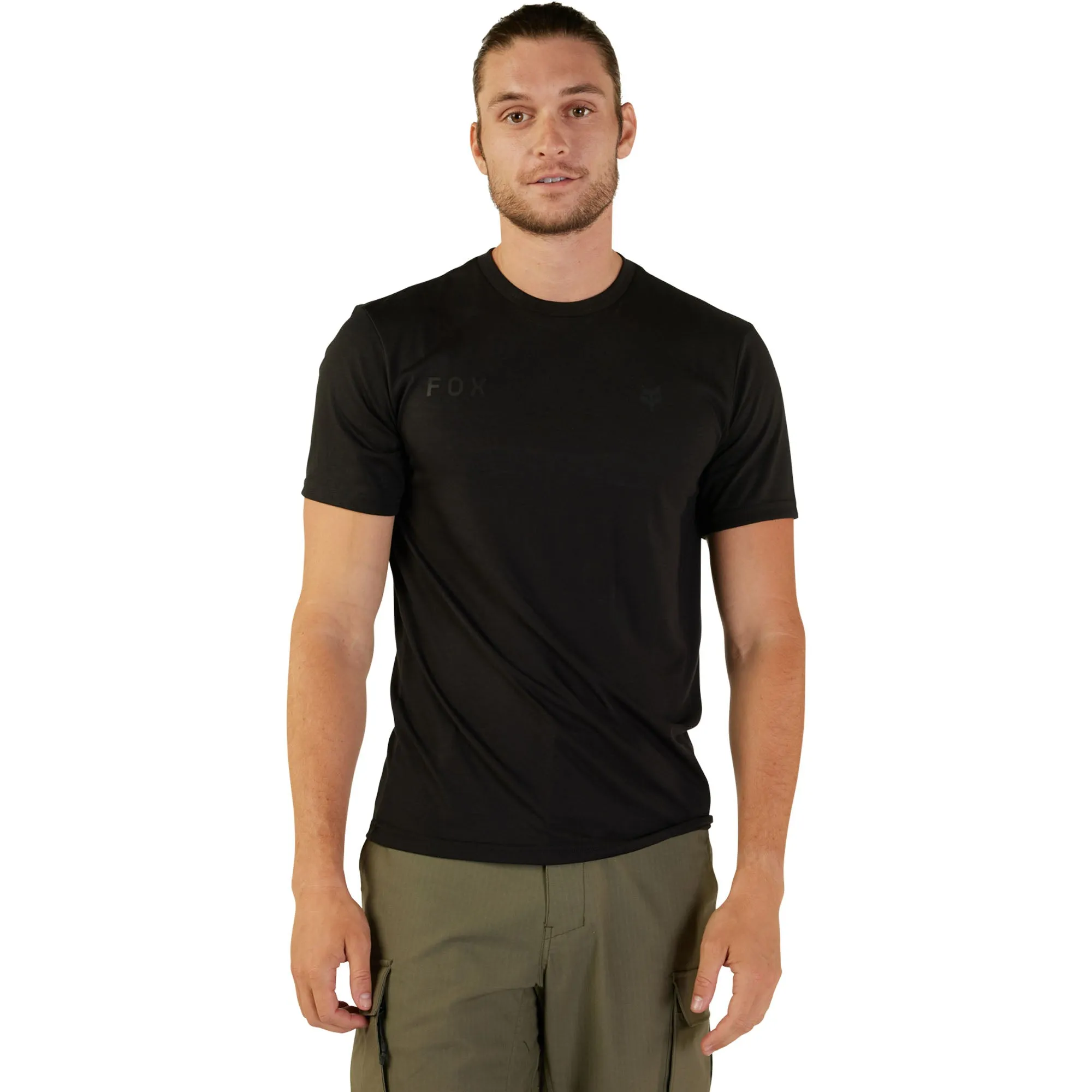 Fox Racing Wordmark SS Tech Tee T-Shirt Black