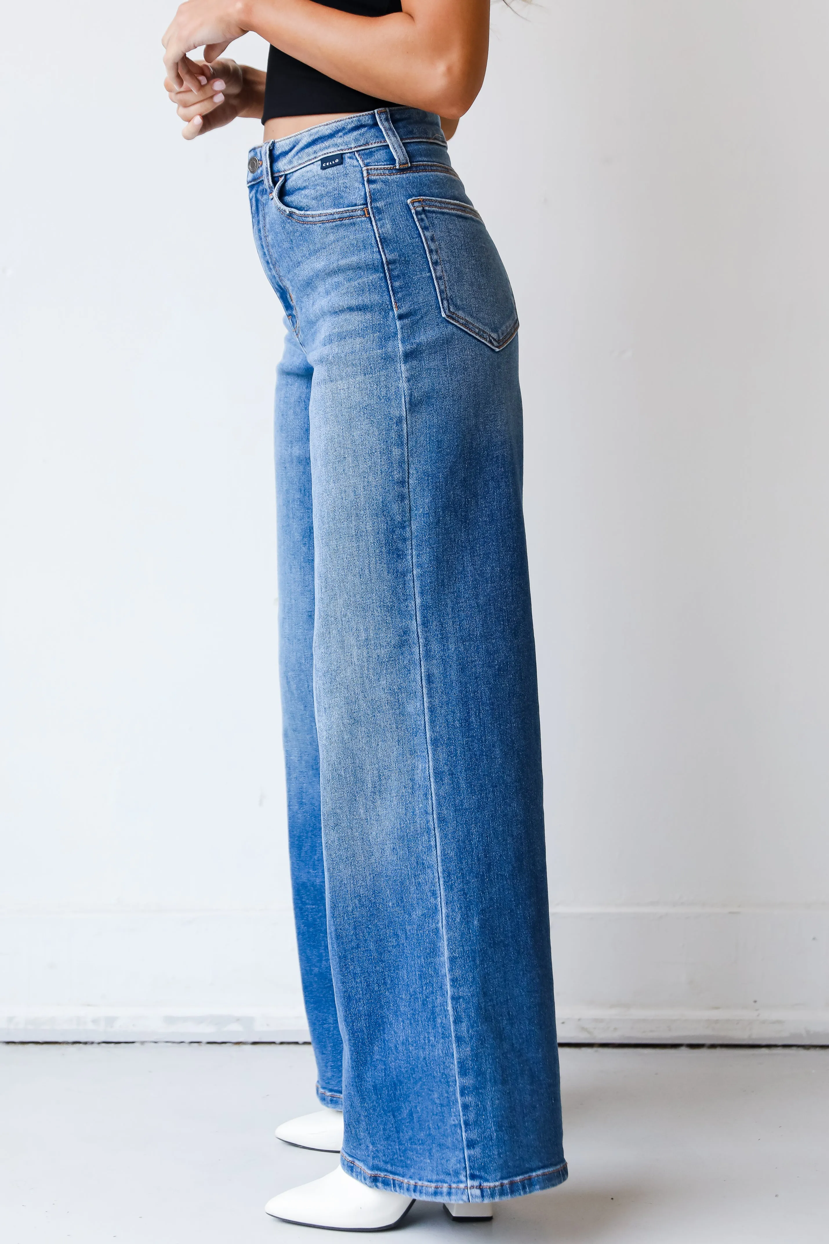 Free Fall Wide Leg Jeans