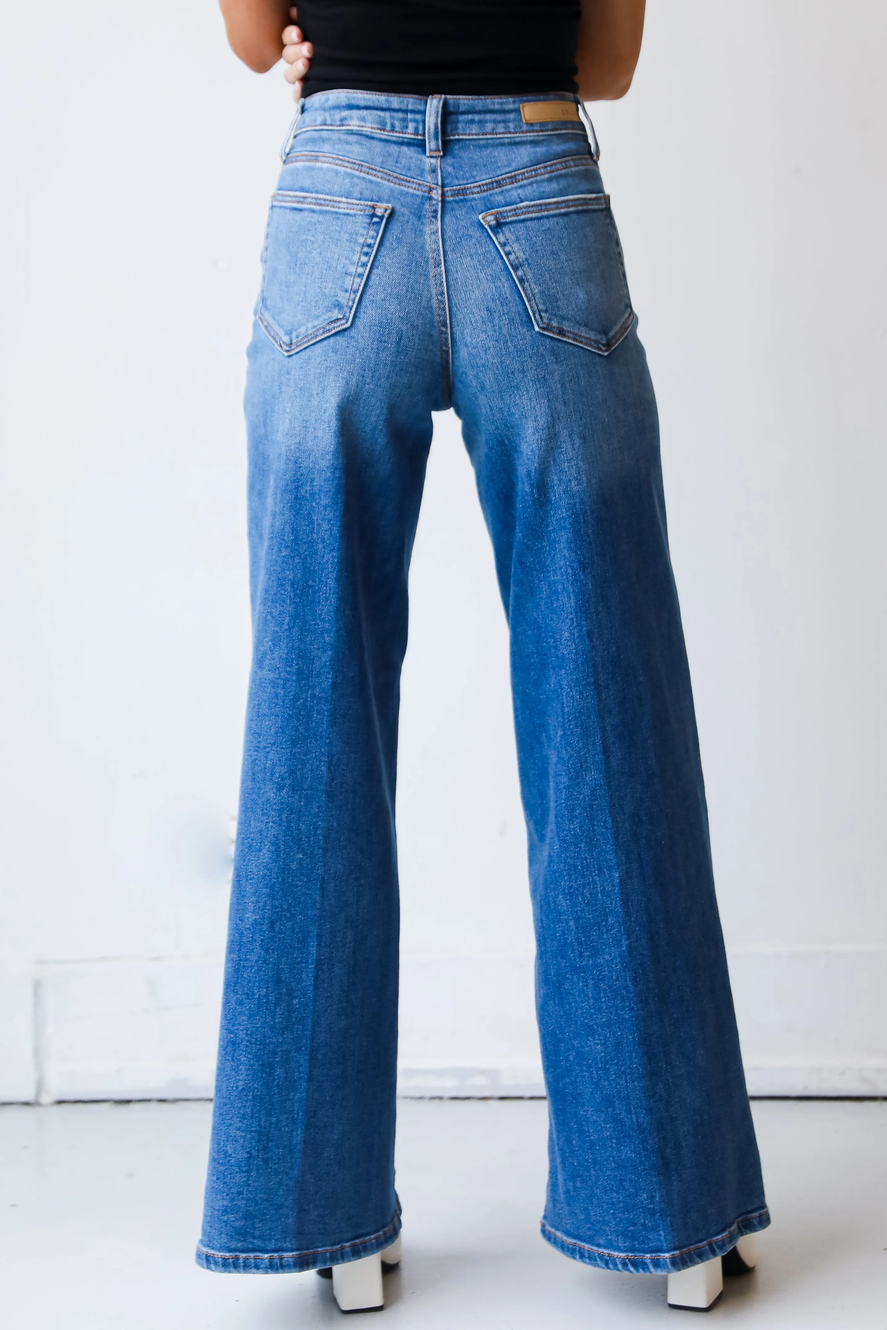 Free Fall Wide Leg Jeans