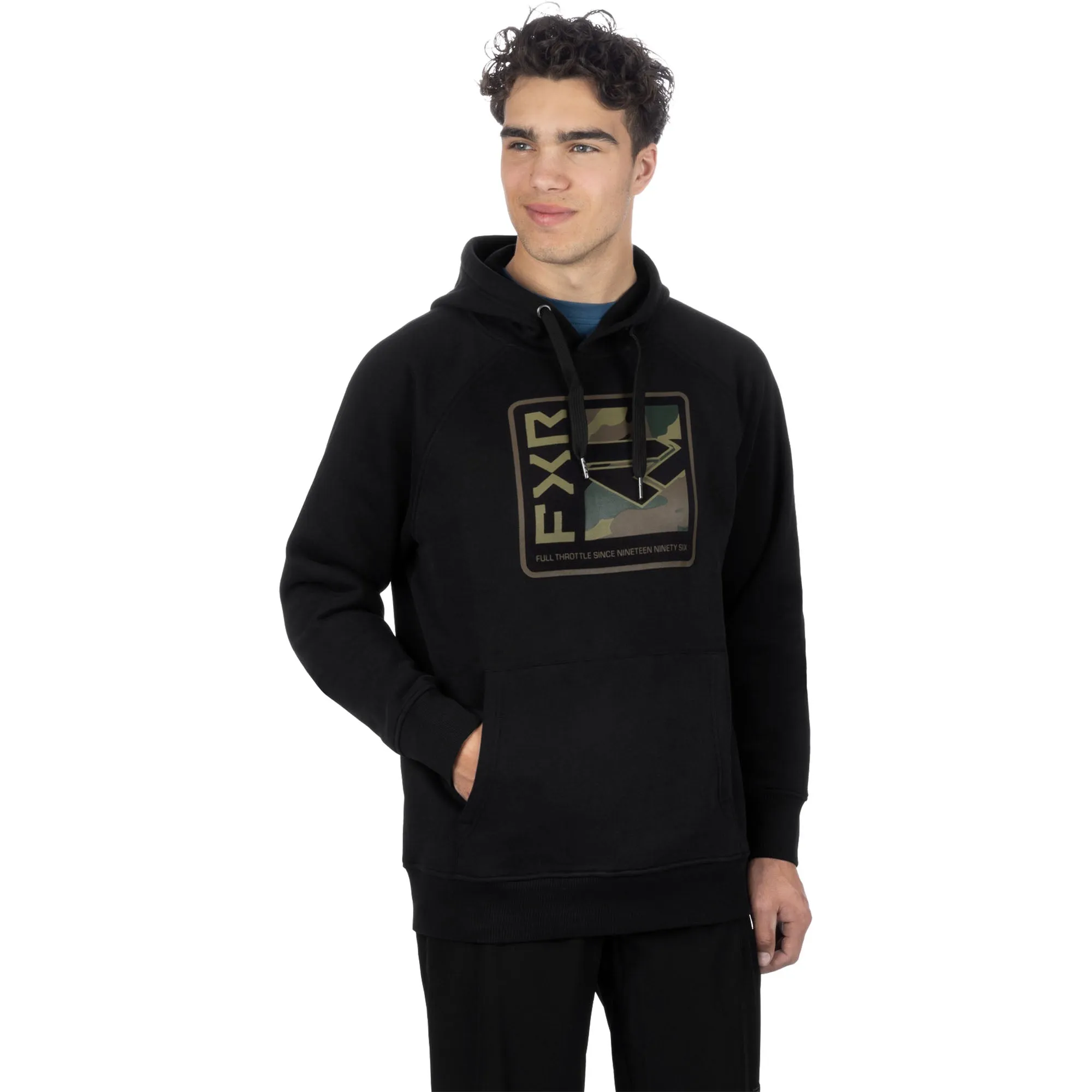 FXR Broadcast Pullover Hoodie Black/Camo