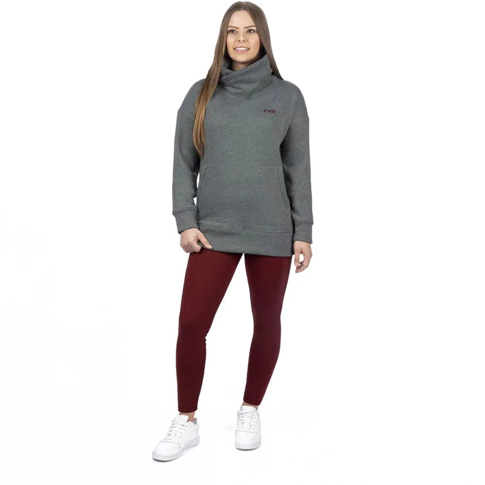 FXR Ember Pullover Sweater Grey/Merlot