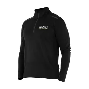 FXR Endeavor Merino 1/4 Zip Sweater Black