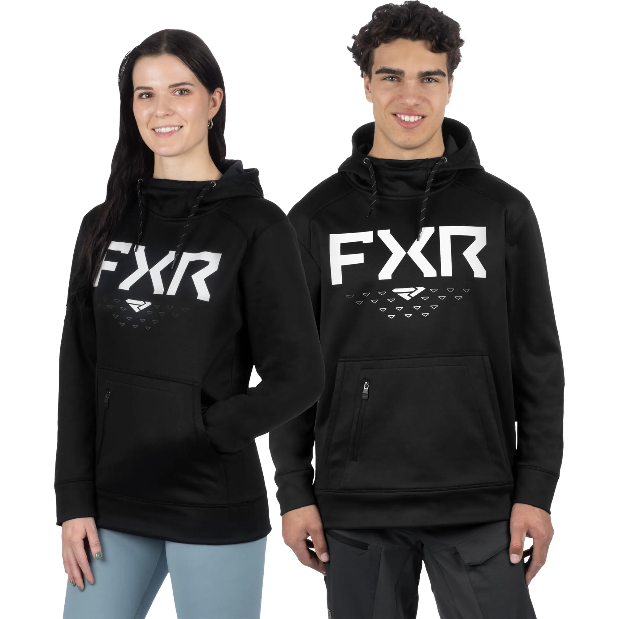 FXR Helium Tech Pullover Hoodie Black/White