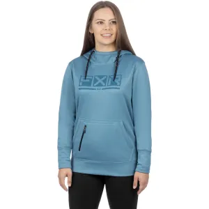 FXR Podium Tech Pullover Hoodie Steel/Dark Steel Blue
