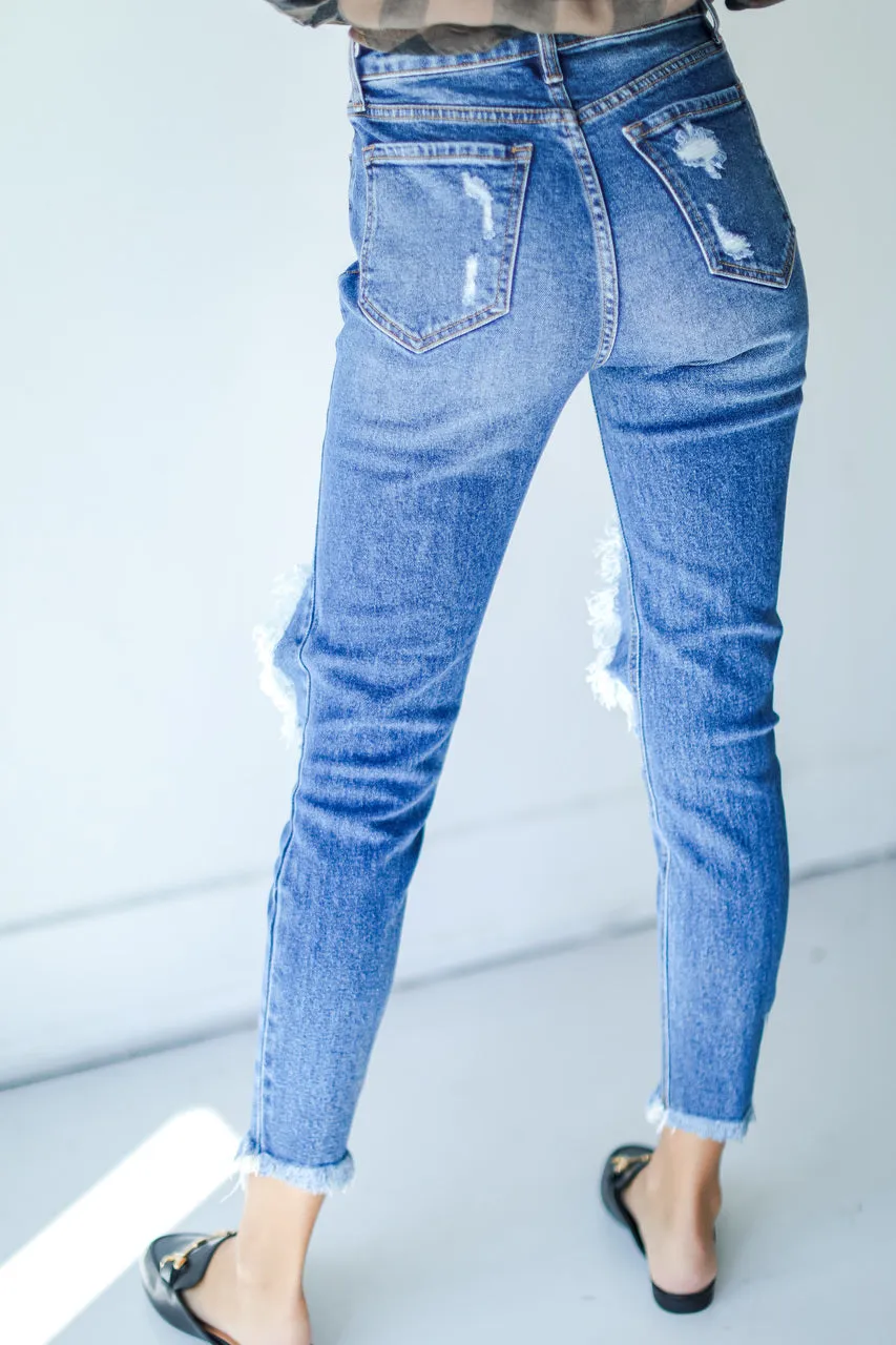 Gracie Distressed Skinny Jeans