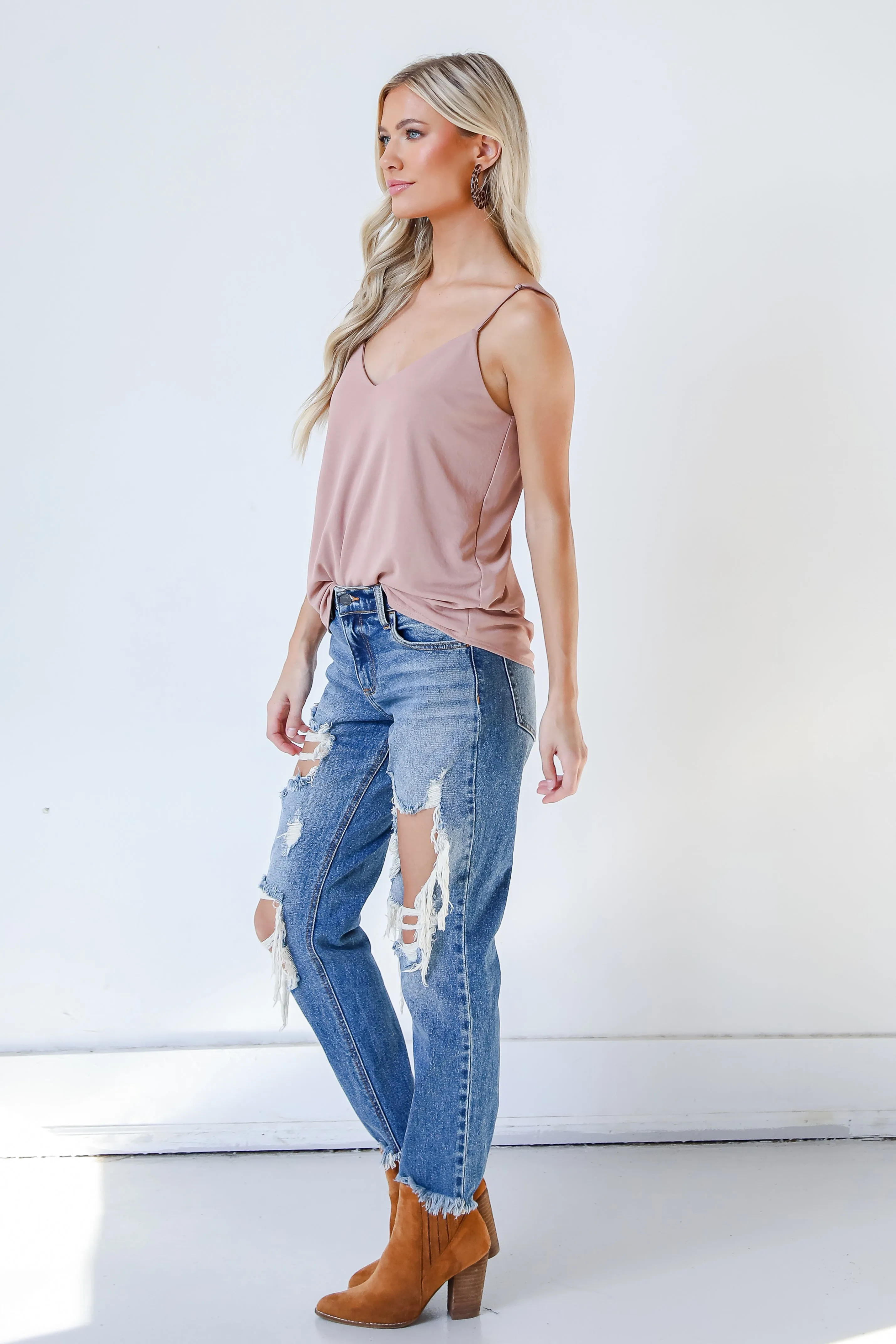 Hannah Distressed Boyfriend Jeans