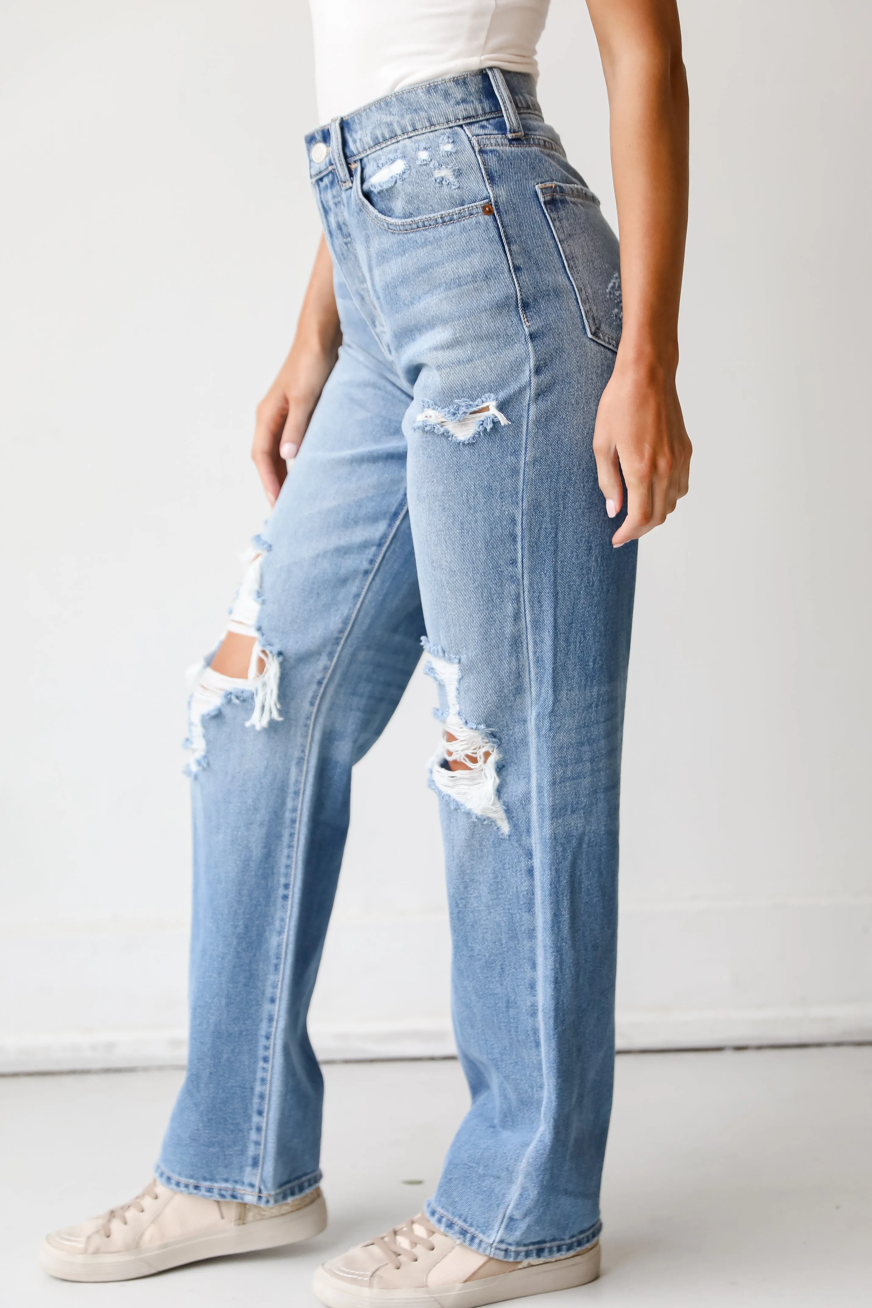 Hayden High Waisted Dad Jeans