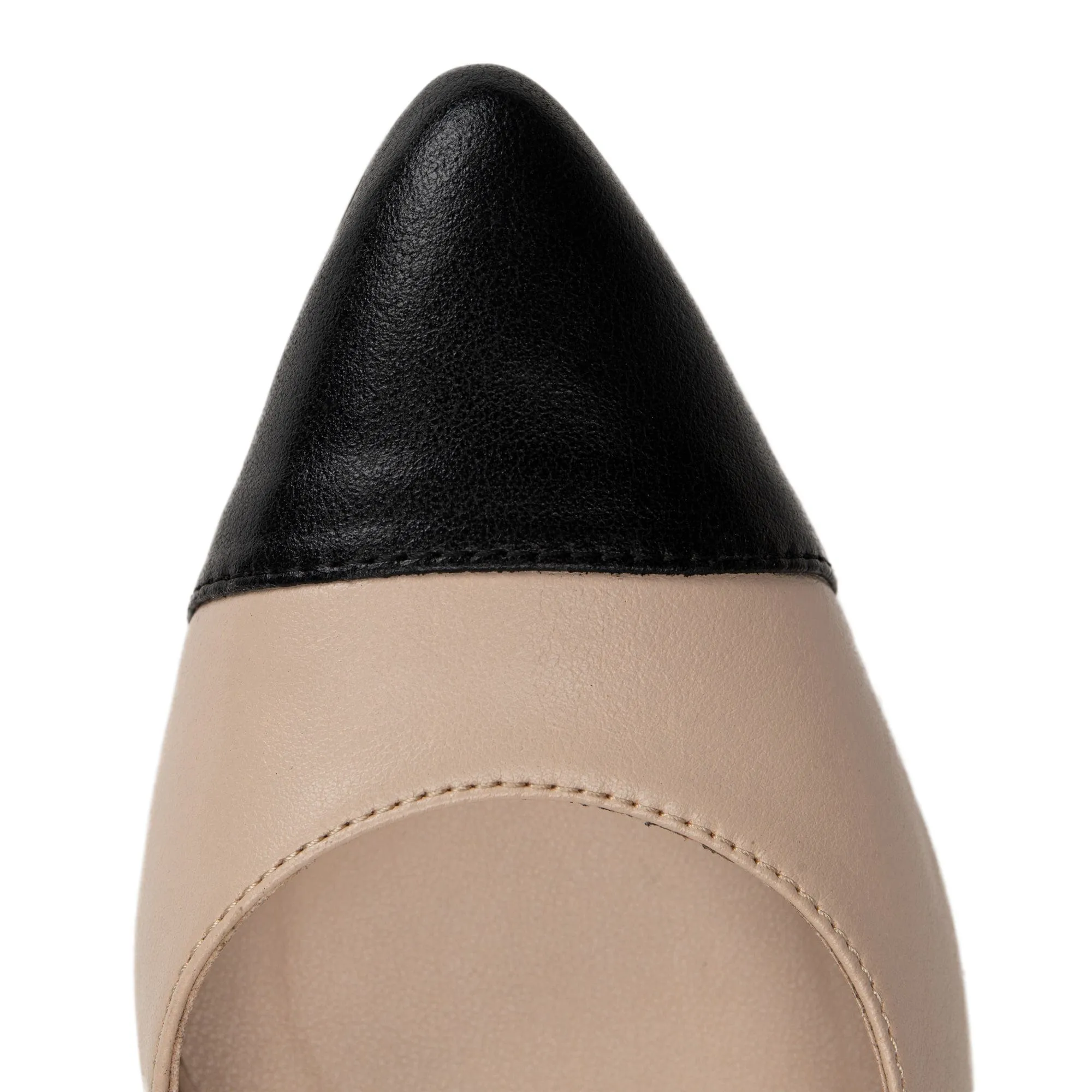 Jaque Women's Vegan Leather Slingback Pumps | Beige