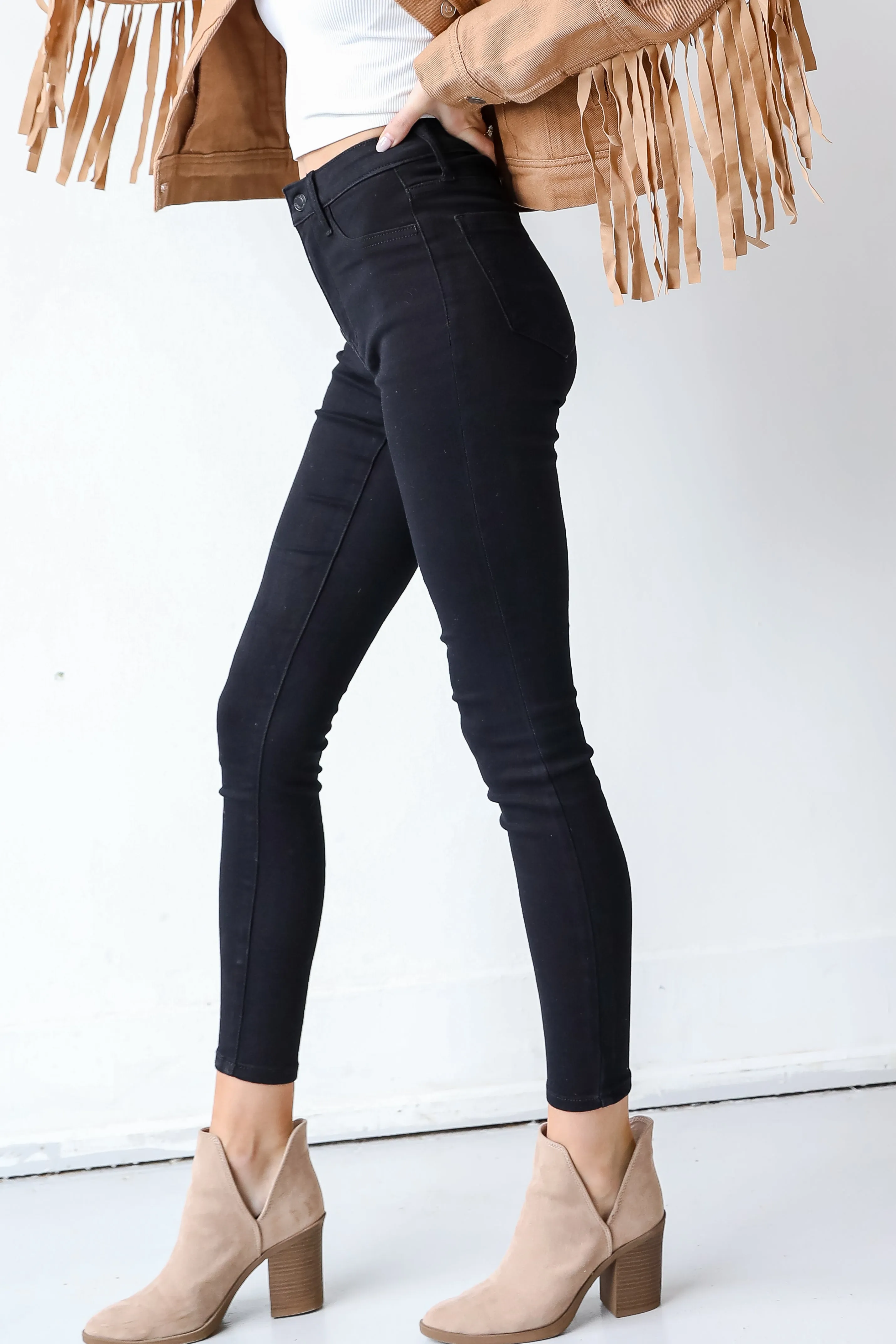Kennedy Black Skinny Jeans