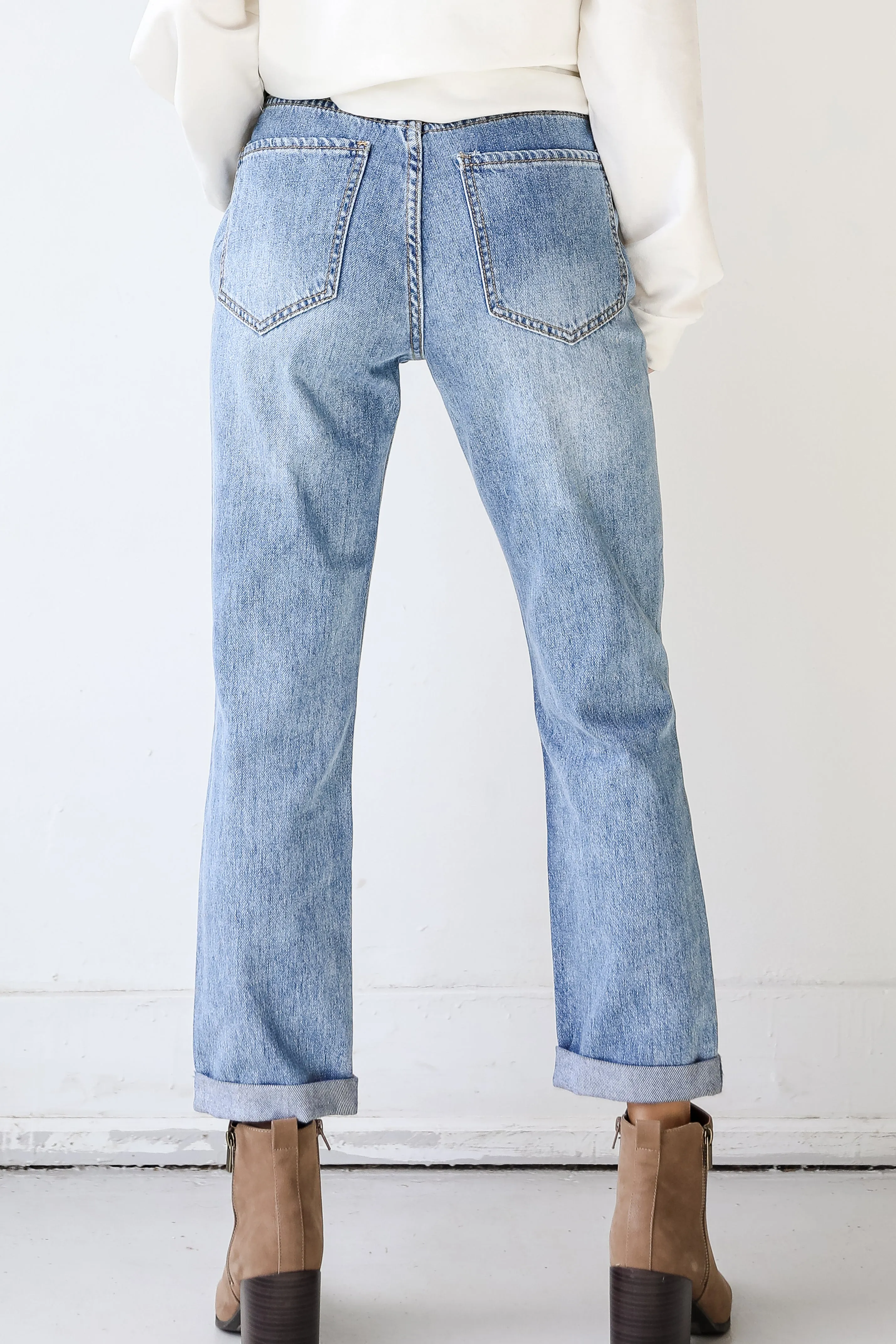 Kiley Distressed Boyfriend Jeans