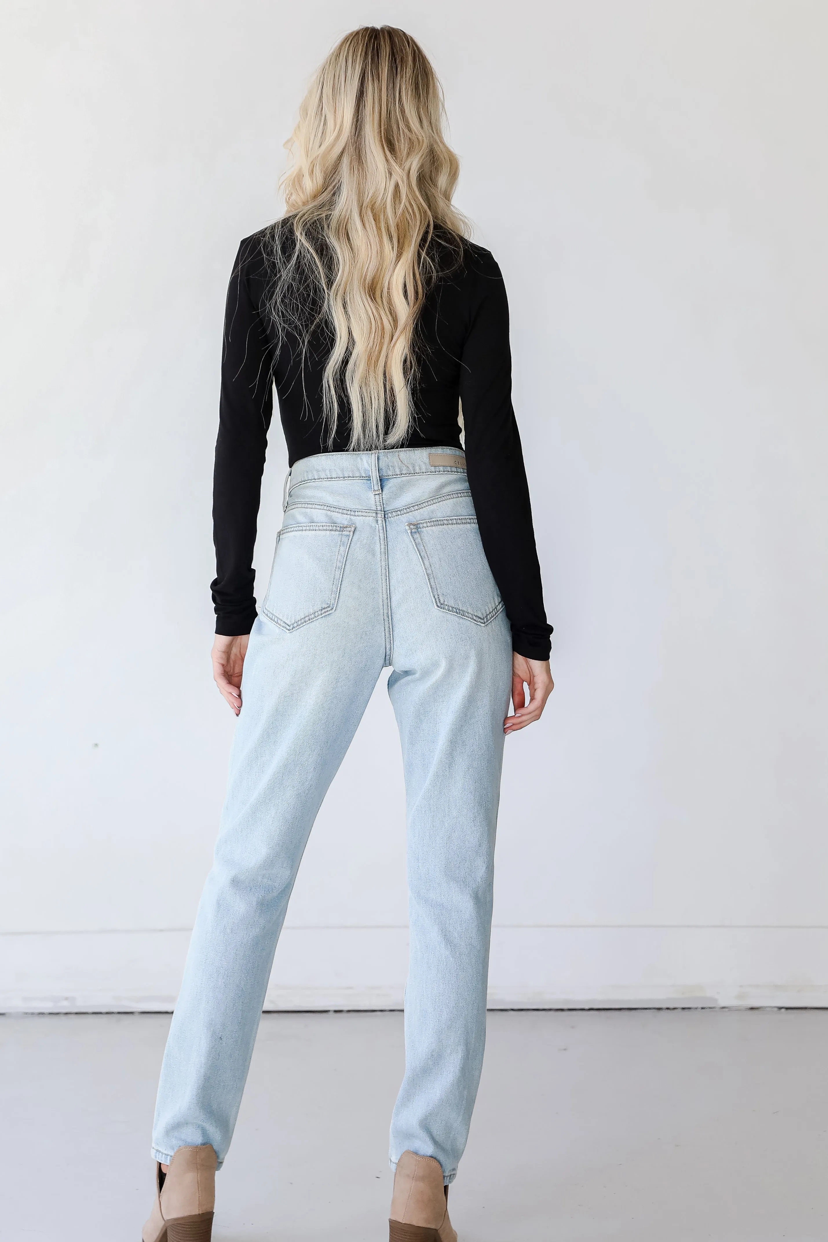 Layla High-Rise Straight Leg Jeans