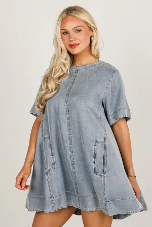 Lovable Spirit Denim Mini Dress