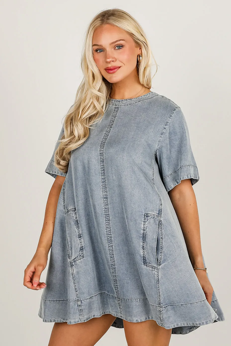 Lovable Spirit Denim Mini Dress