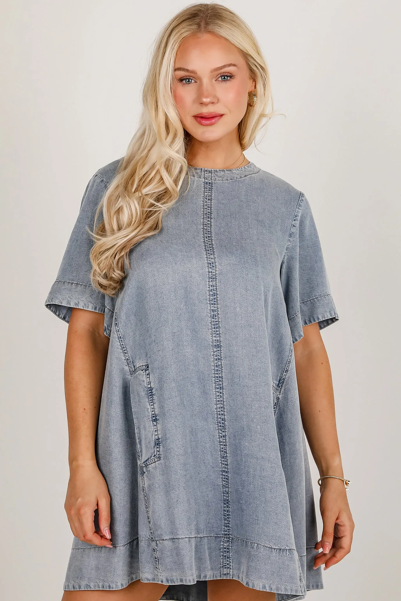 Lovable Spirit Denim Mini Dress