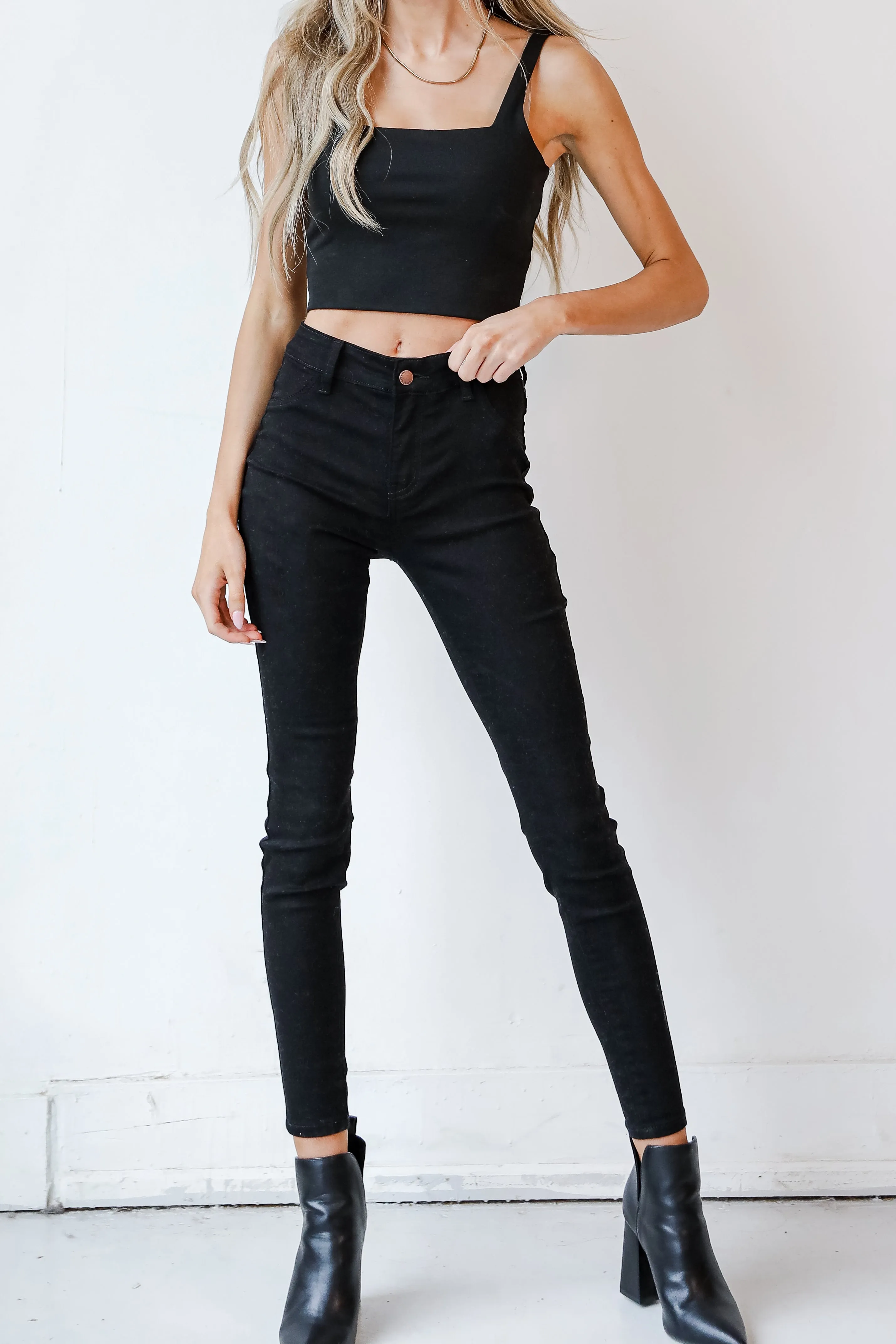 Madison Black Skinny Jeans